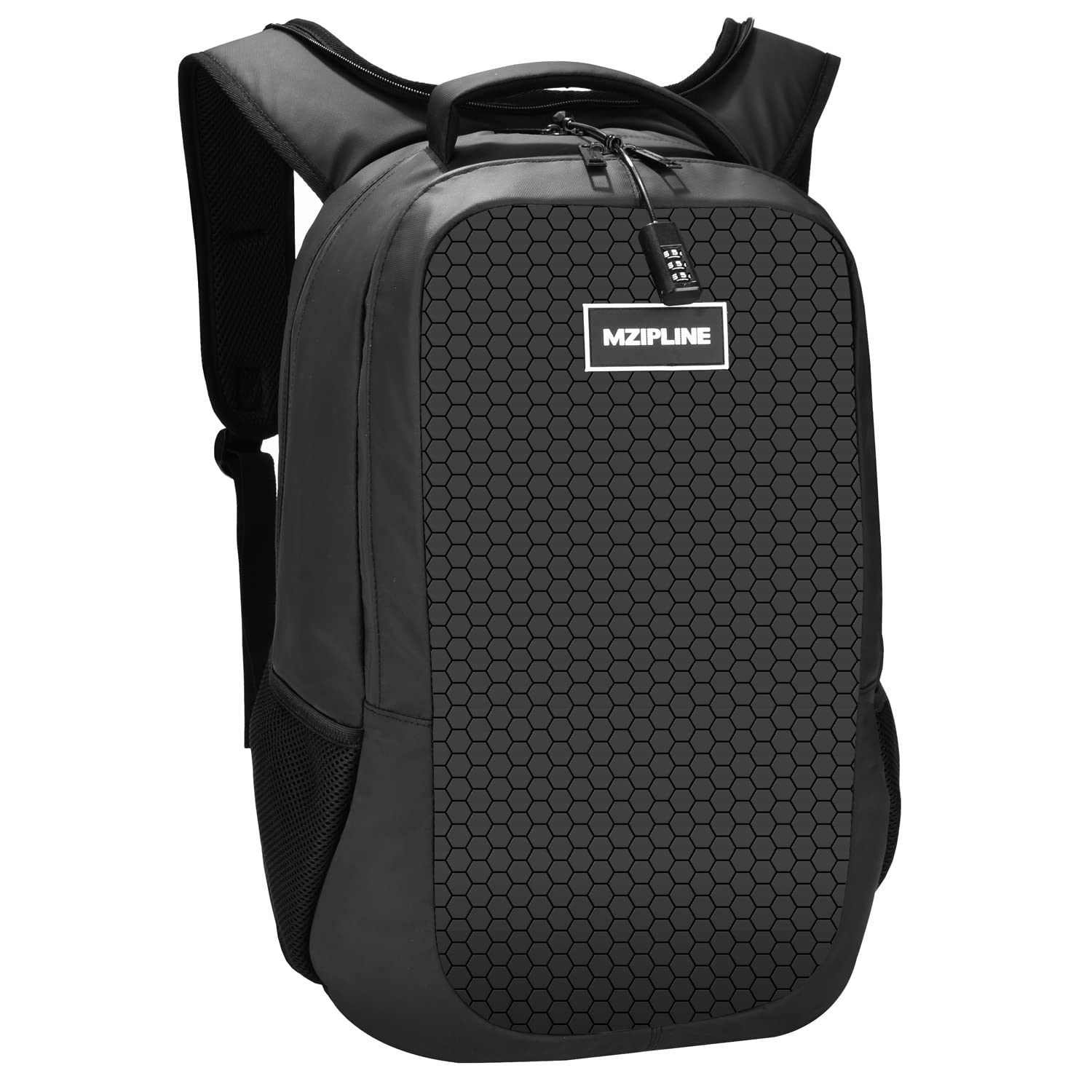 MZIPLINE Activated Carbon Lined Backpack Bag With Comb Lock & Hoodie Water Resistant,Anti Theft Laptop Daypack Travel bags for Men & Women Travel