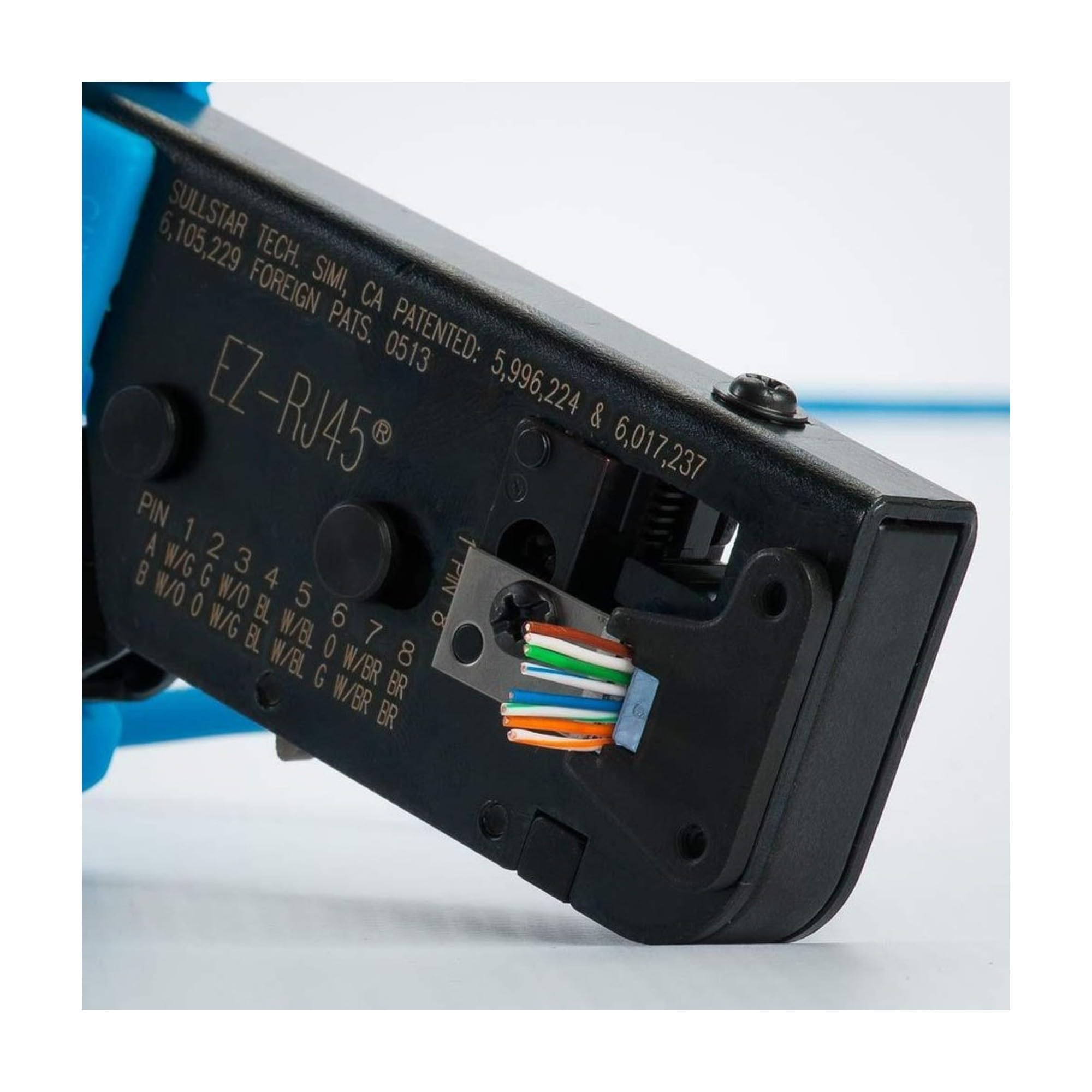 Jakelove 202016J EZ-RJ45 Cat 6 Stecker und Zugentlastung, Kombi-Set, 50-teilig