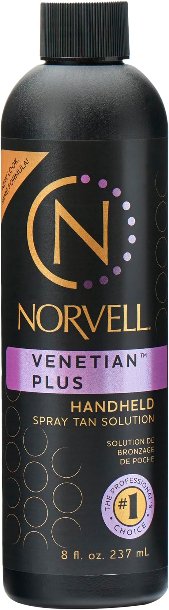 Premium Spray Tan Solution Venetian Plus 8 fl oz – Professional Sunless Tanning Formula for Deep Natural Bronze Glow, Streak-Free, Fast-Drying, Long-Lasting Color