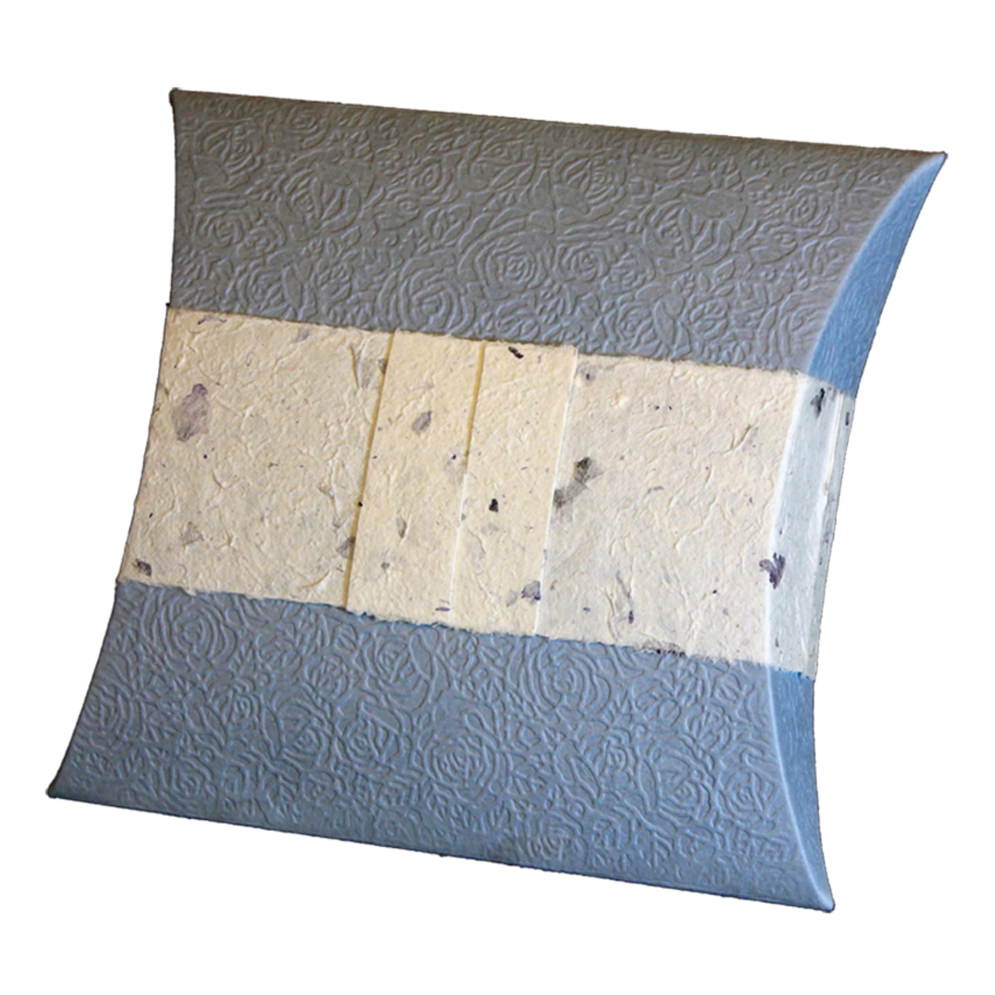 Biodegradable Cremation Ashes Urn - Suitable for Water Burial - Companion Size two person - JOURNEY EARTHURN Pillow urn Water cremation (Aqua Embossed)