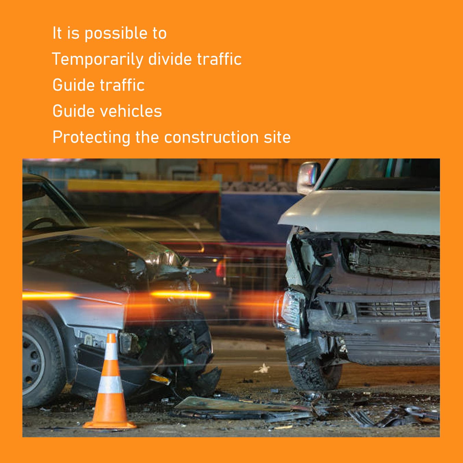 Traffic Safety Cone, 11.8in Height Traffic Cone Reinforced Base for Road