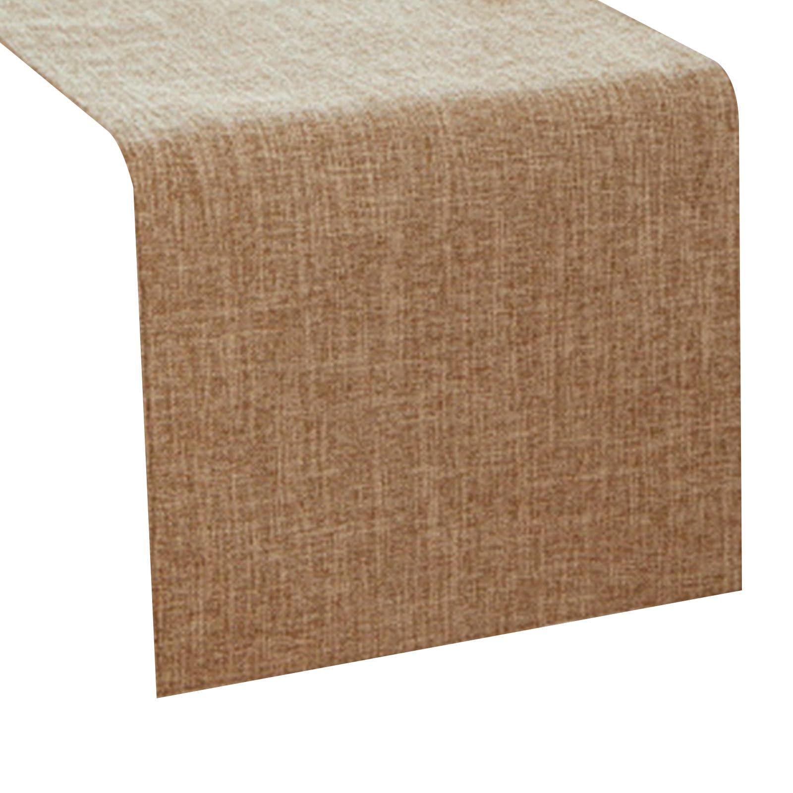 NVOQILIN Color Stable Polyester Table Runner Not Slip Mutter Stainproof Substance for Holiday Dinner Party Decorations Fold Complimentary Table Runner