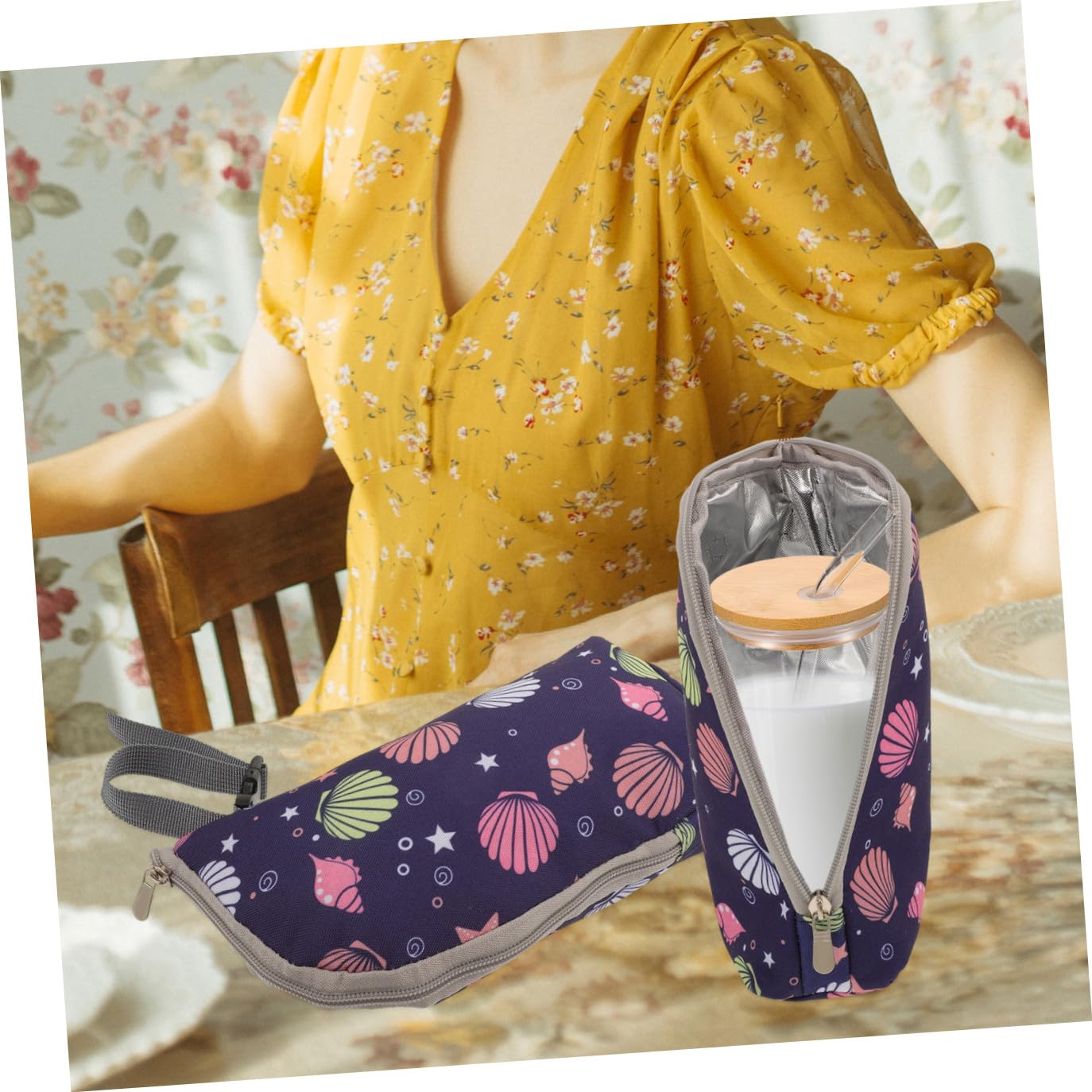 TOYANDONA 4piezas Bolsa Aislante De Leche para Funda Portátil para Biberones para y Mantener Diseño Adorable y