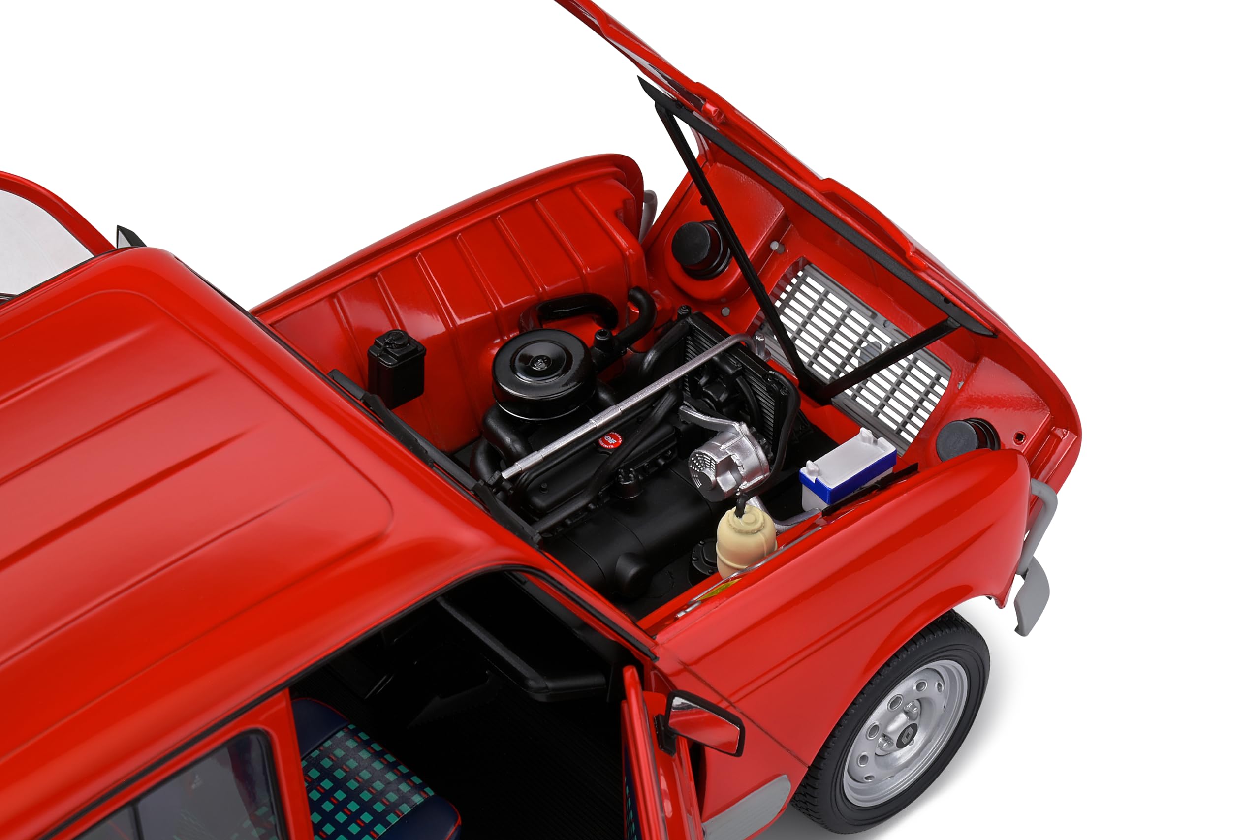 SOLIDO Auto in miniatura 1:12 Renault R4 GTL Rosso, Collezionisti, Bambini maggiori, Ragazzi (Young Males), Bambini e Adulti
