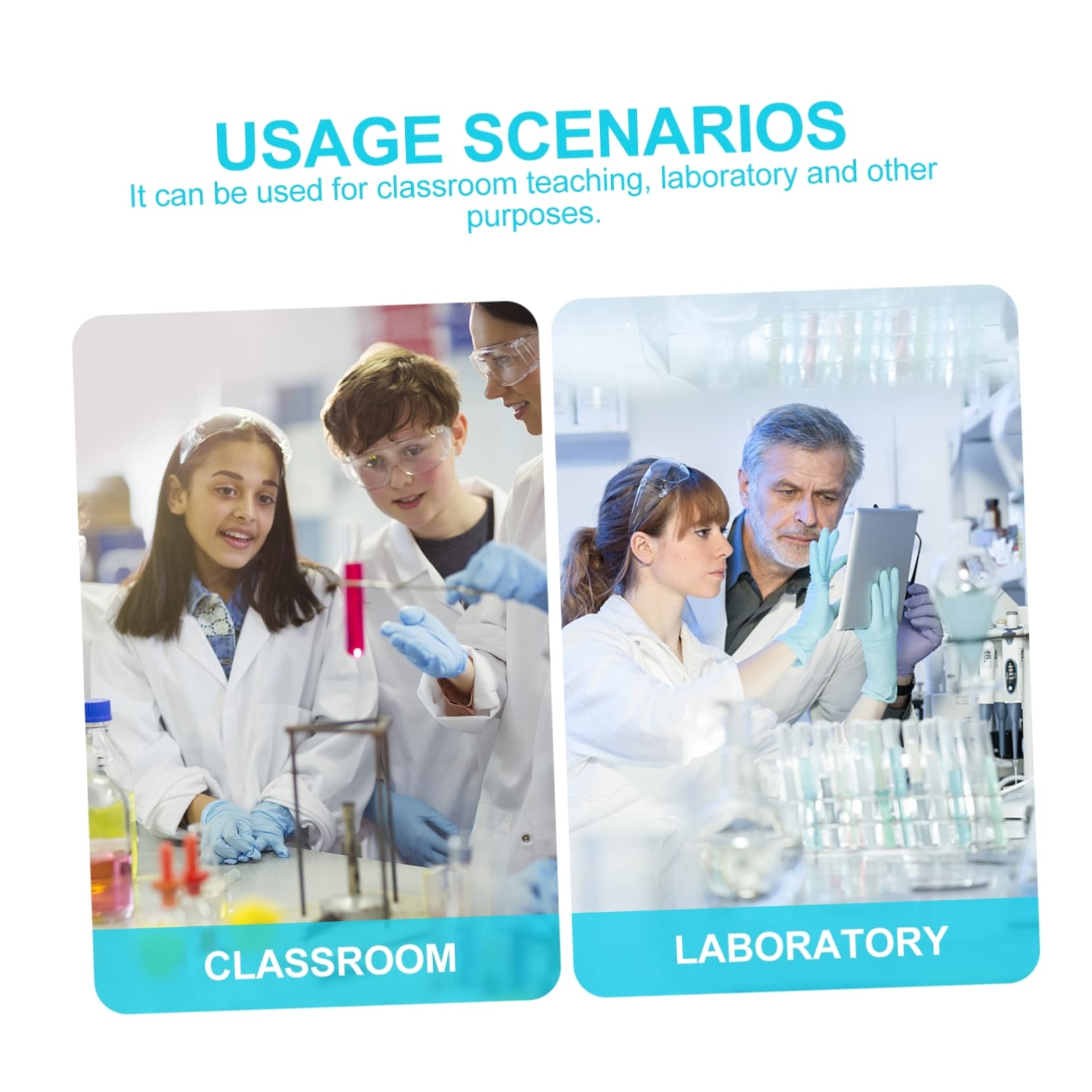 ULTECHNOVO 200piezas Tubos De Para Experimentos Científicos Con Soporte Multifuncional Para y Proyectos Educativos