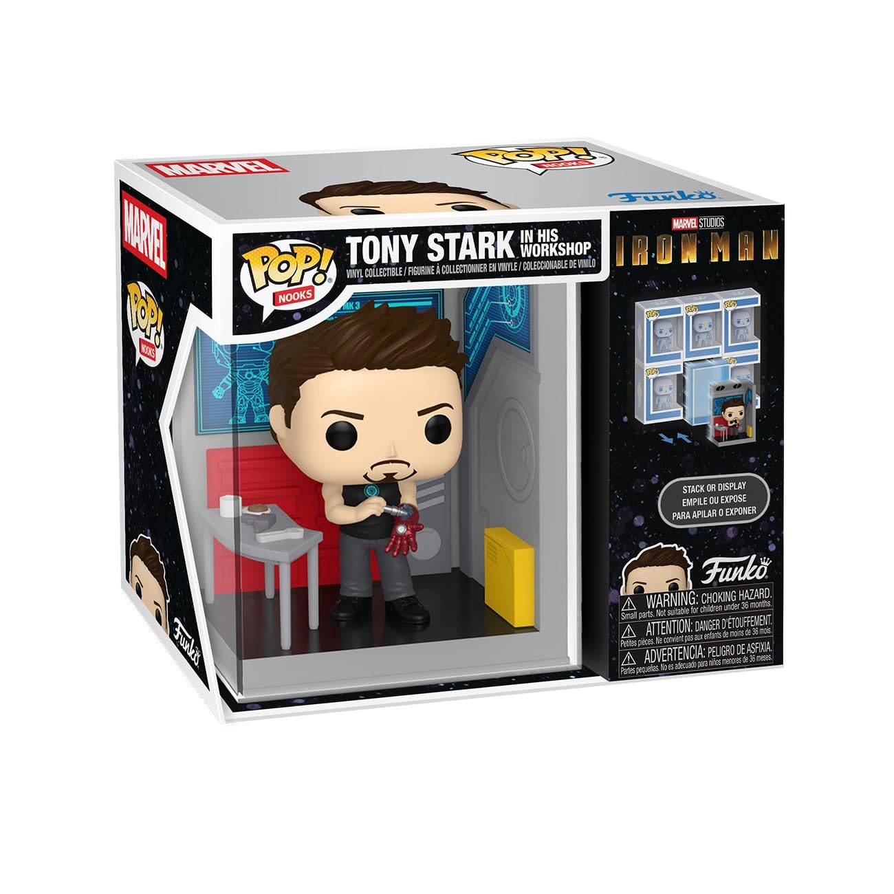 Amazon.com: Funko Pop! Nooks: Marvel - Tony Stark in his Workshop