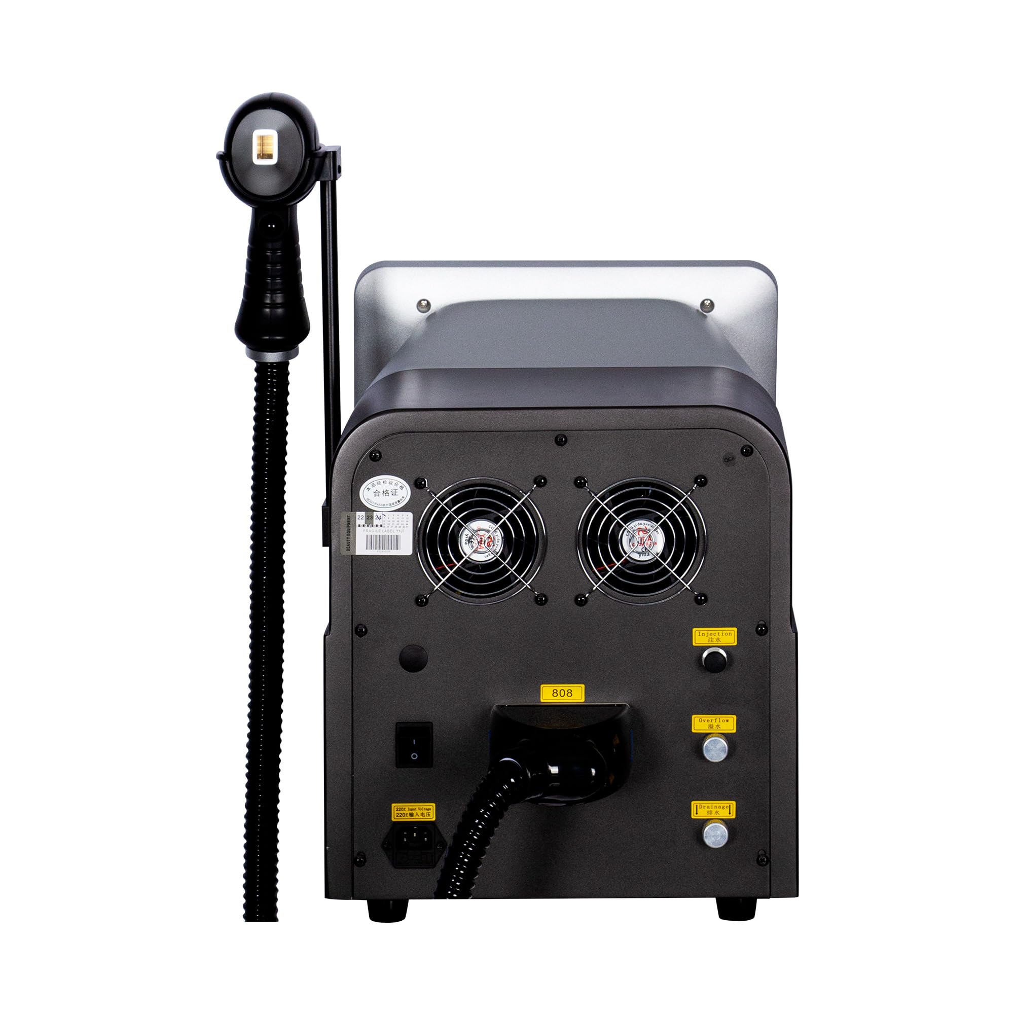 10 Bars, Depilatore Laser a Diodi Indolore 2026, Tecnologia di Raffreddamento Integrata, 3 Lunghezze d'Onda (808nm/755nm/1064nm), Per Viso e Corpo, Ideale per Uso Domestico e Spa