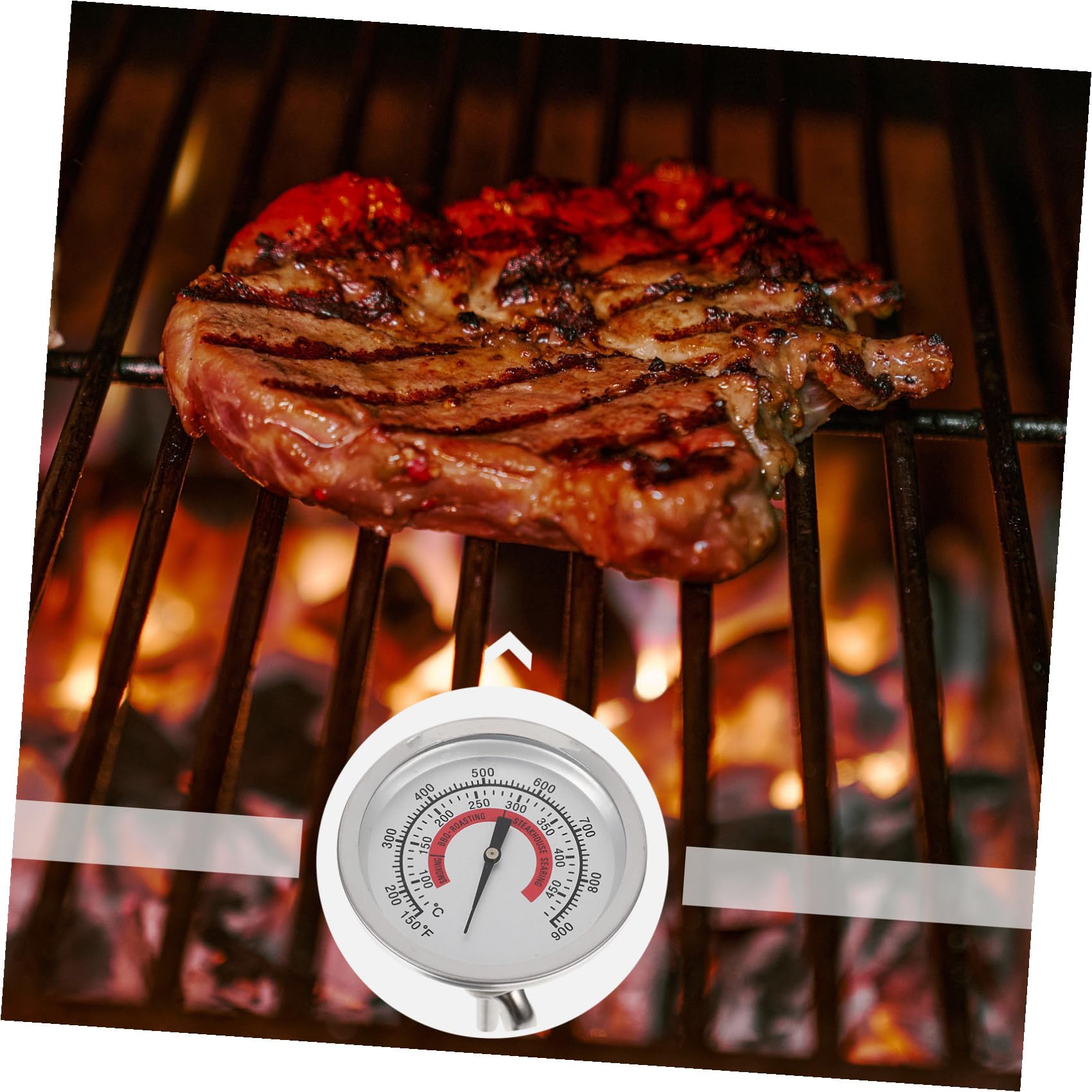4pezzi Termometro Bimetallico Per Misuratore Per Bbq e Strumento e Adatto Elettrici Controllo Della Per