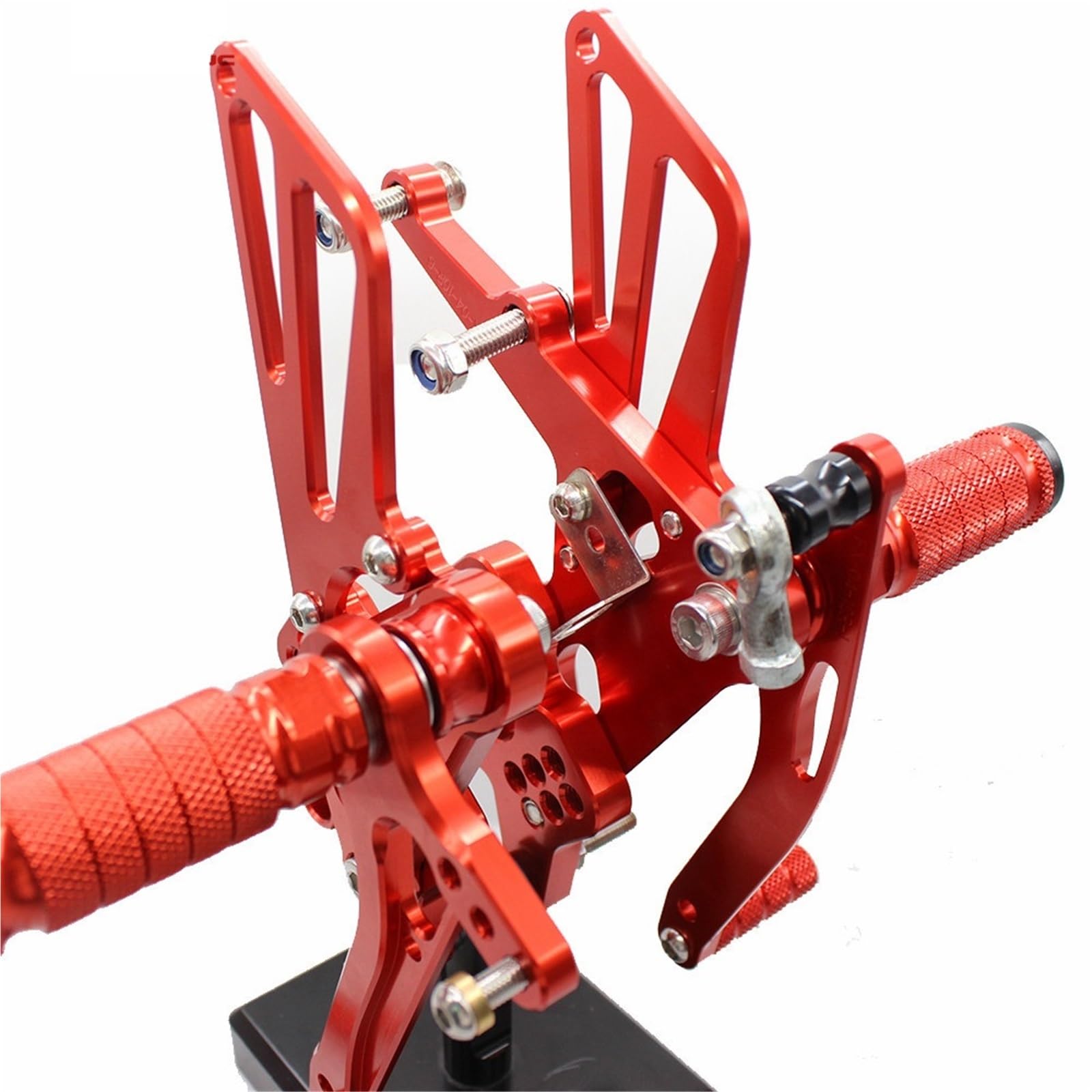 podnóżki motocyklowe Do Motocykla For KAWASAKI ZX6R ZX 6 R ZX-6R 2003-2004 Regulowane Podnóżki Hamulce Sprzęgło Zespół Zmiany Biegów Podnóżek szeroki podnóżek(Titanium)