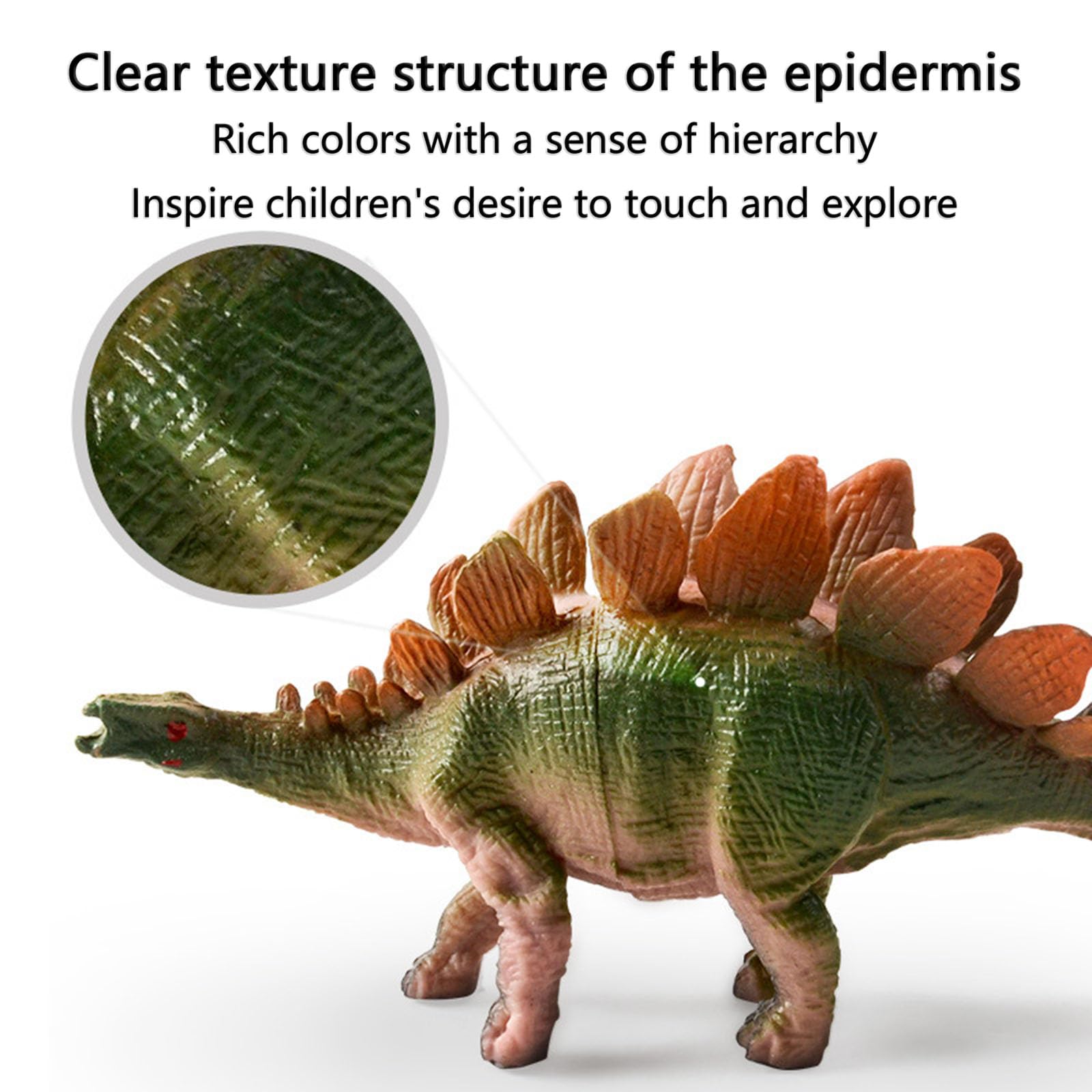 52PCS Jurassic Dinosaurier Spielzeug, Realistische Dinosaurier Figuren Für Fantasievolles Spiel Pädagogisches Spielset Mit Aufbewahrung Sbox-52 Pcs||Dinosaur Set and Storage Box