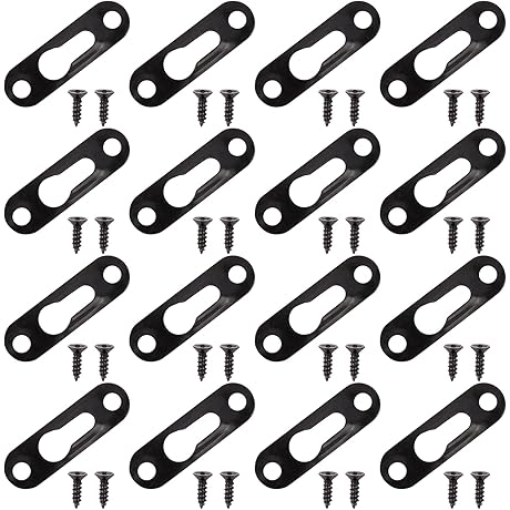 Premium Key Hole Hanger Bracket 25 Pack, Enhance Your Hanging Game