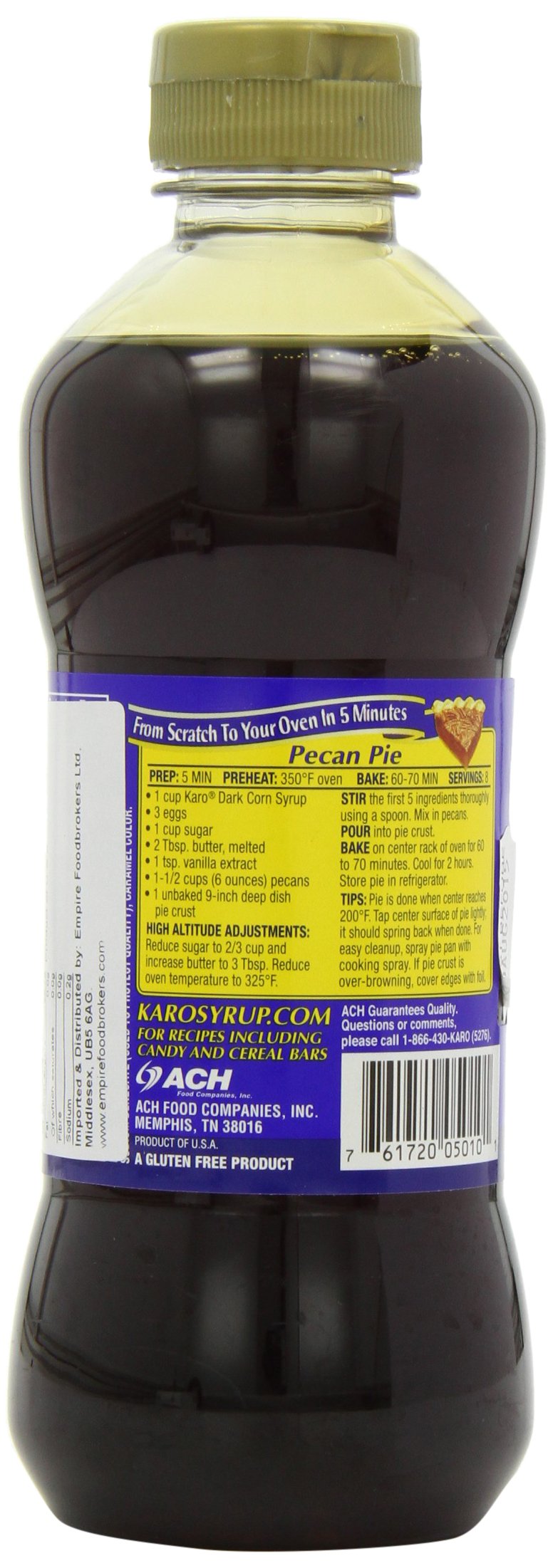 Karo Dark Corn Syrup 1 Pint (Pack of 3) Y