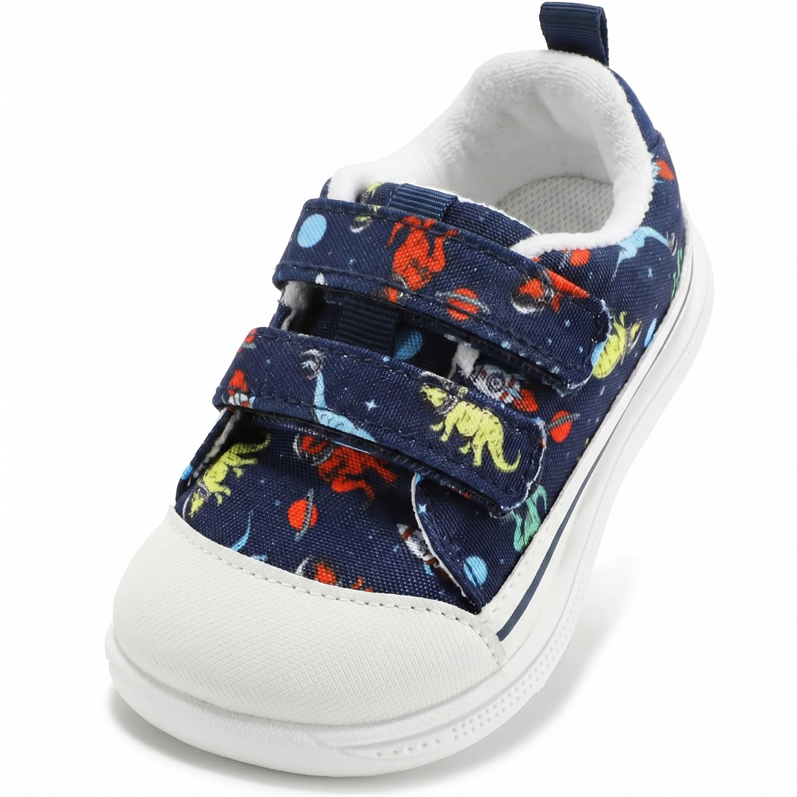 STQ KIDS Toddler Boys &amp; Girls Barefoot Shoes Wide Toe Box Canvas Sneakers