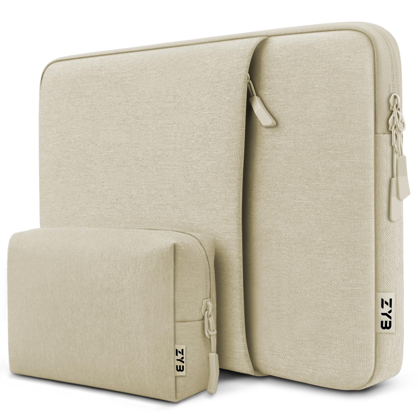 ZYB Custodia PC Portatil 14 Pollici,Custodia Laptop Notebook 14 Pollici per 2023-2025 MacBook Air 15 M4 M3 M2,14'' Lenovo ThinkPad IdeaPad Chromebook Acer DELL HP,15'' Mac Pro Surface Laptop-Beige