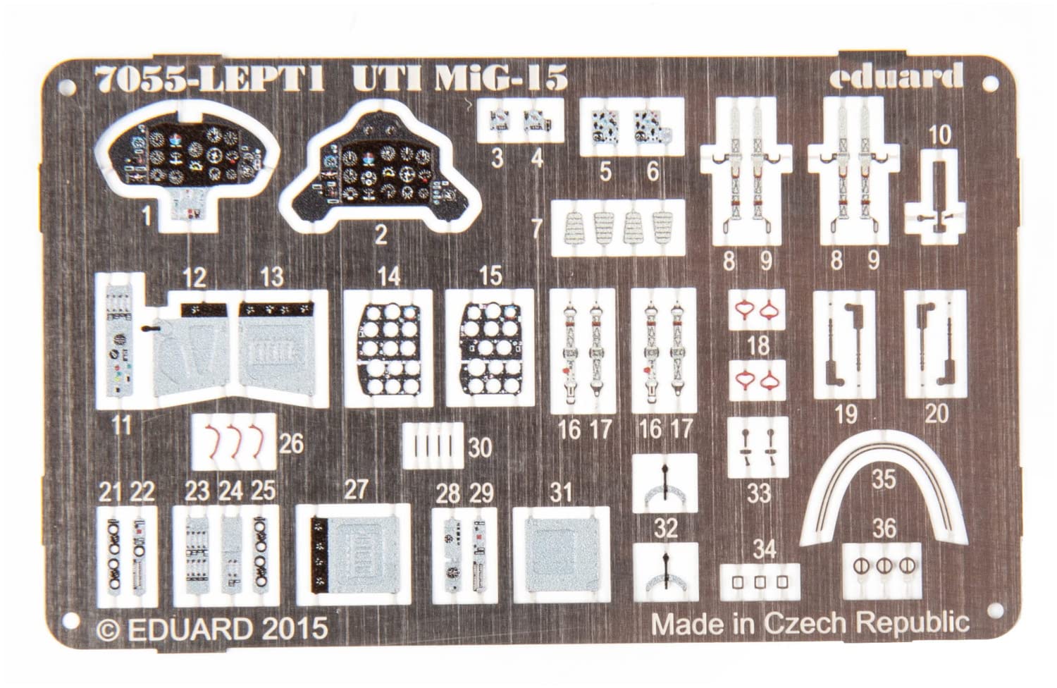 Eduard Plastic Kits 7055 – Maquette UTI MIG 15 Avion Modélisme
