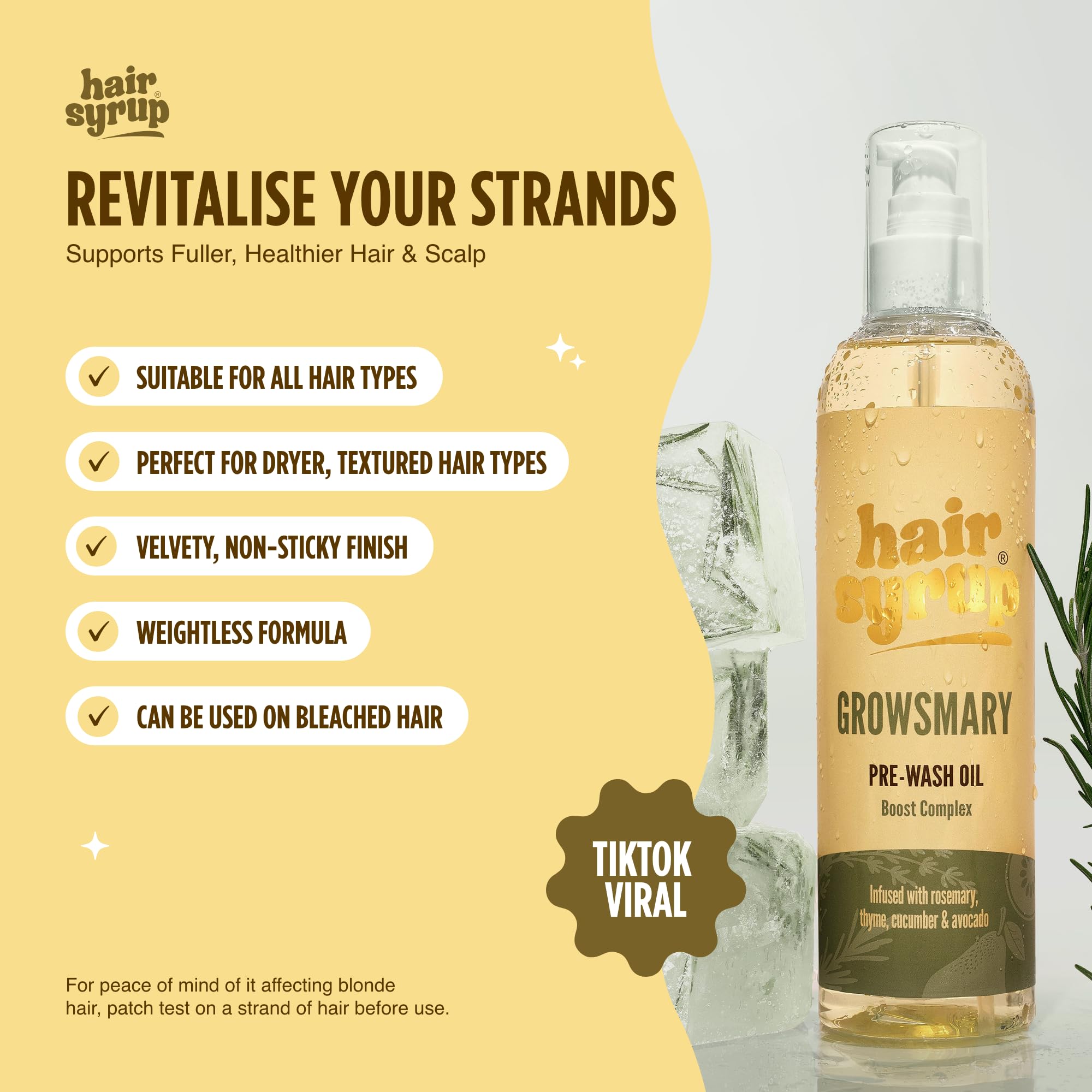 Hair Syrup, Gold, 100 ml (Pack of 1) - Image 3
