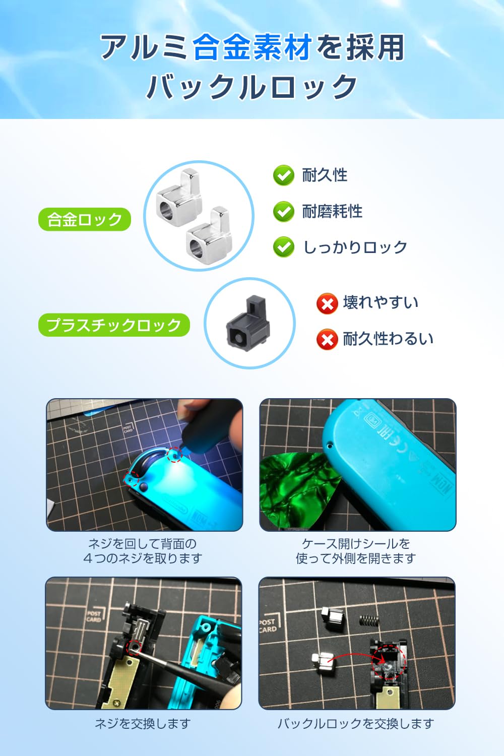 Switch NS Joy-con対応コントロールセンサー 交換用 キャップ付き Amazon | ElecGear 2個Switch Joy-con交換用ホールセンサー
