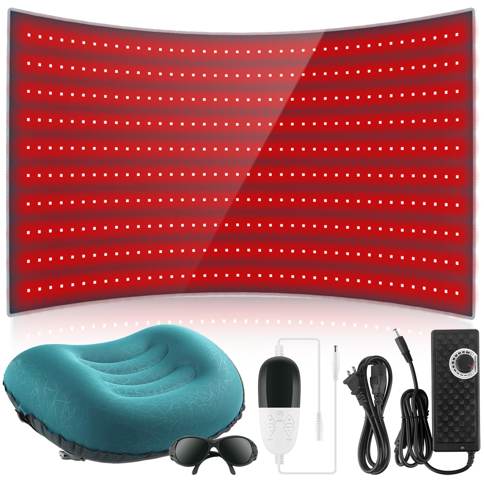 Photo 1 of Red Light Therapy Mat- Infrared Light Therapy for Body, 660nm Red Light and 850nm Near Infrared Light Therapy 38" x 23.6" Large Pad with Timer for Muscle Waist Back Shoulder Pain Relief