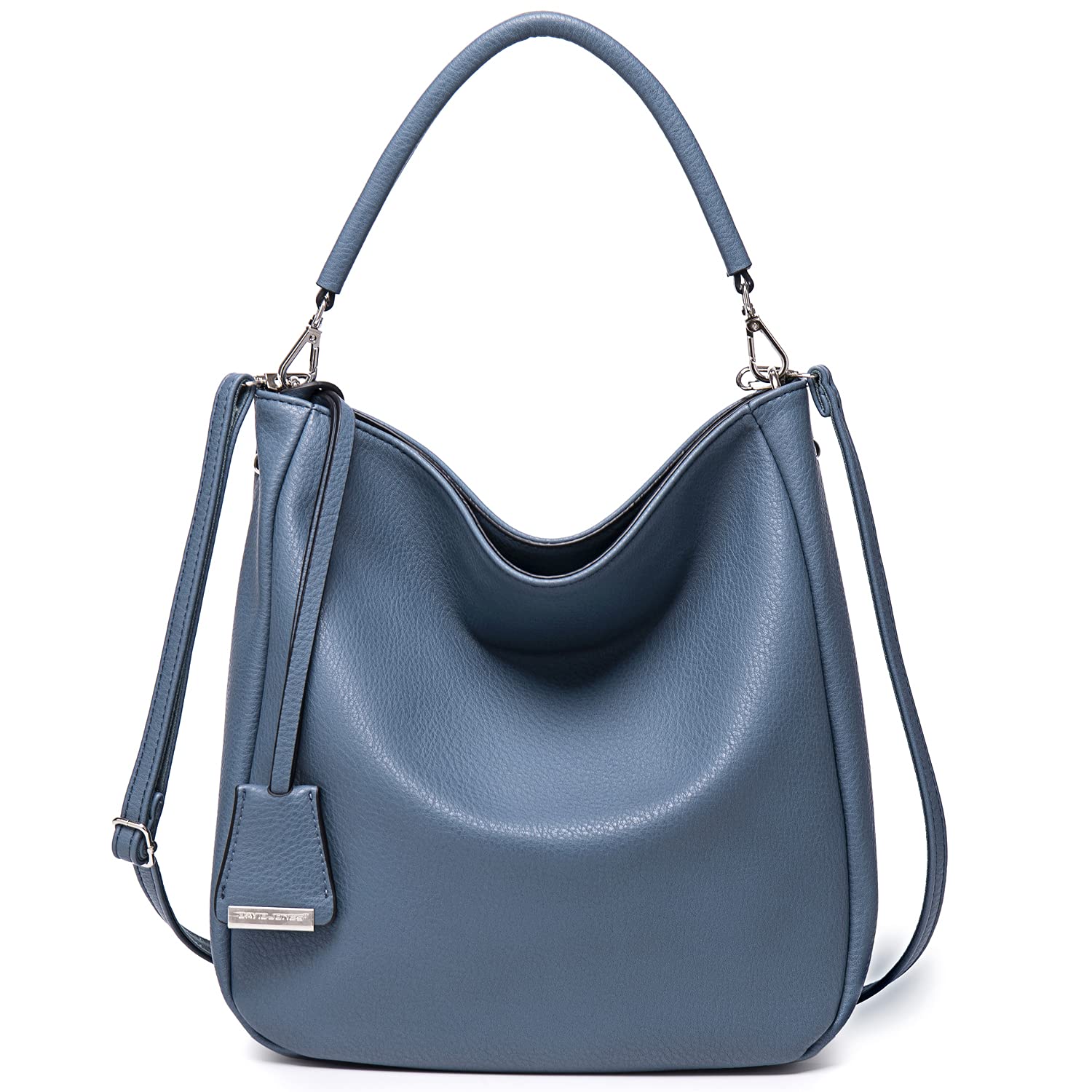 David JonesDAVIDJONES Women's Soft Faux Leather Hobo Bags Tote Handbags Medium Crossbody Purses Shoulder Bag Top-Handle Satchel