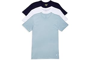 Unparalleled Softness for Men: The Classic Fit Crews 3-Pack