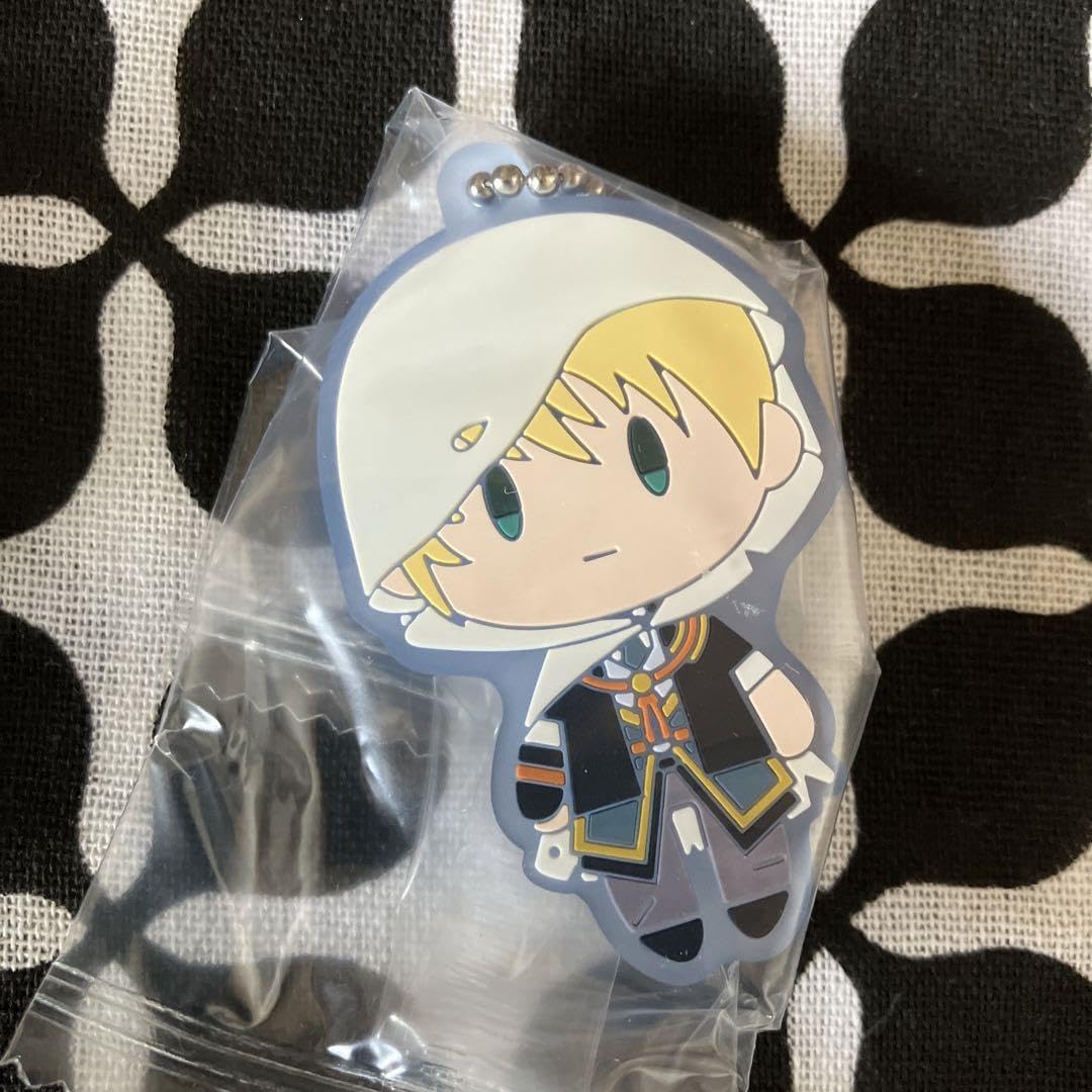 刀剣乱舞 御伴散歩 ラバーマスコット 刀剣乱舞』三日月宗近、加州清光たちの御伴散歩イラストのラバー