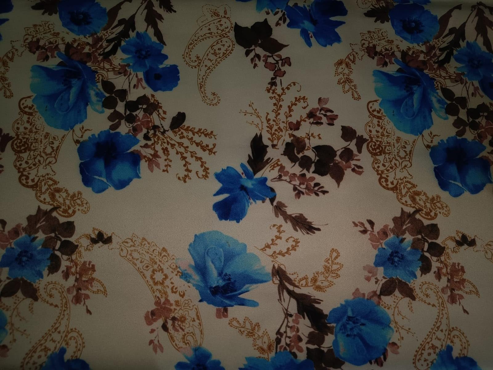 100% Cotton Satin Floral Print 58