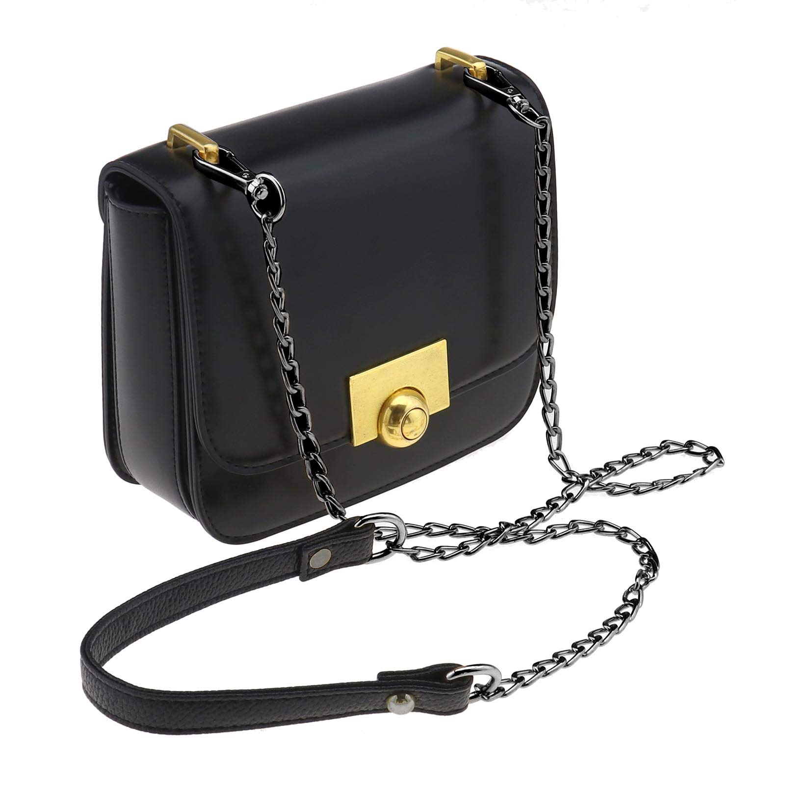 OTOTEC Chaîne Téléphone Portable Métal Argent 120 Cm – Collier Épaule Solide Avec Mousquetons, Sangle Chic Pour Smartphone
