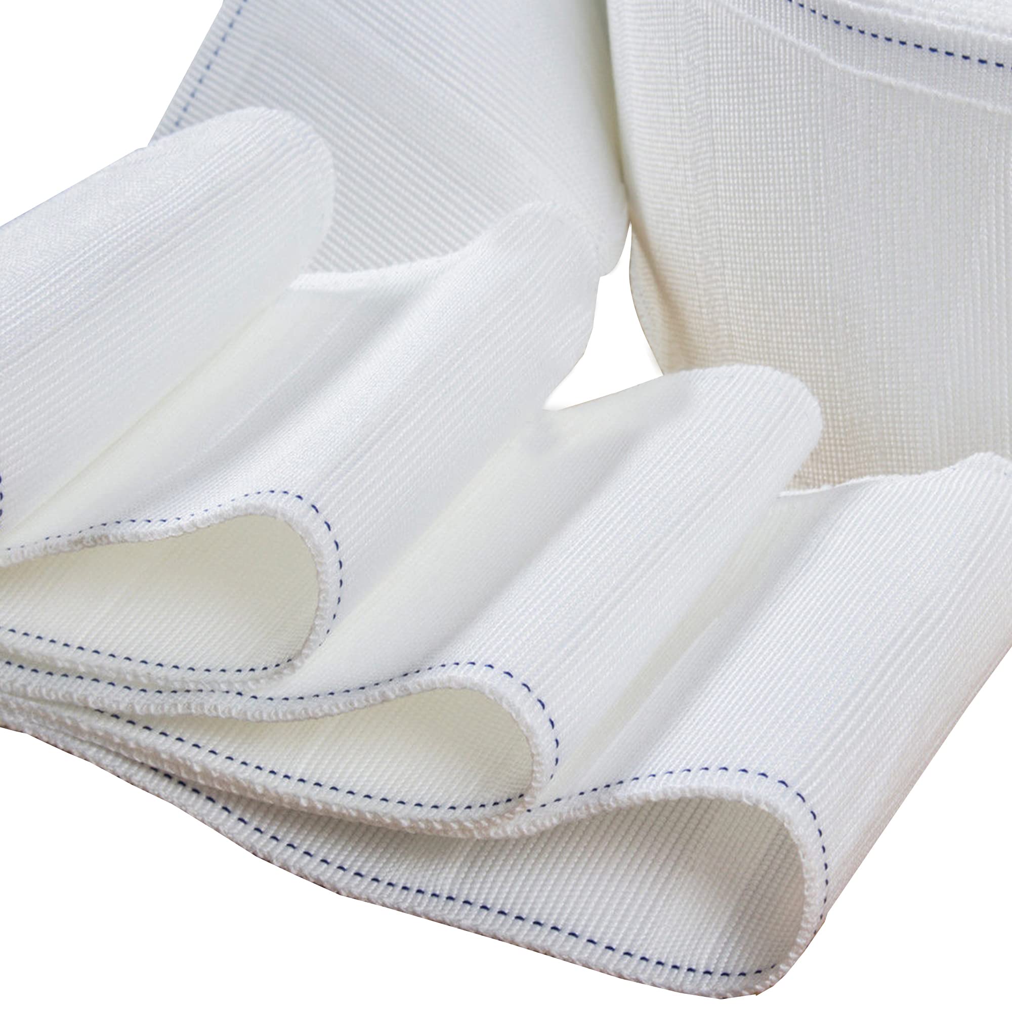 Ruban plissé pour rideaux - 9,1 m de long - Avec 30 crochets plissés en acier inoxydable à 4 broches - Blanc
