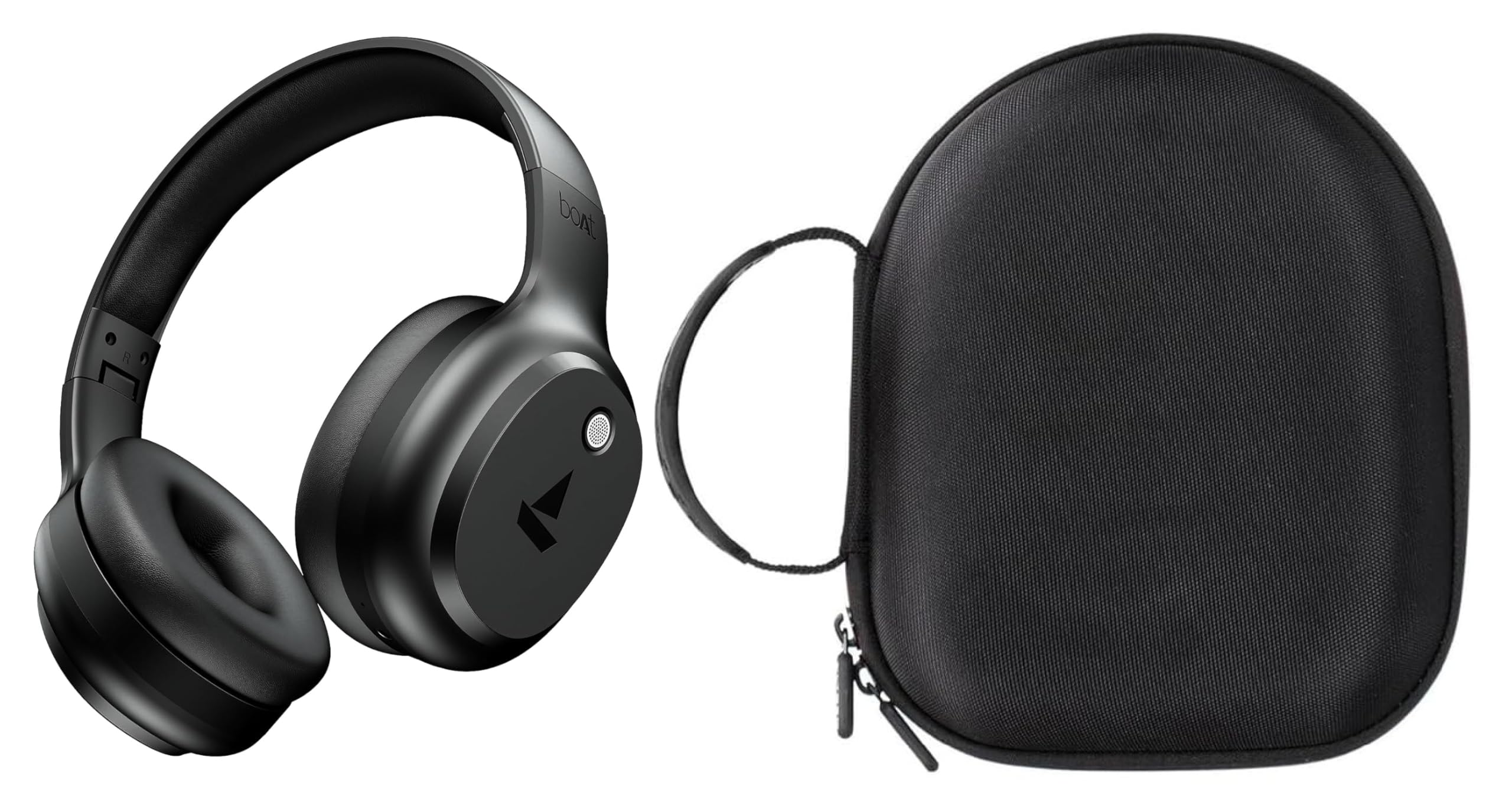 M.G.R.J® Hard Shell Headphone Case Cover for Boat Rockerz 411, 412, 413, 421 (2025 Launch) / Boat New Launch Rockerz 551 ANC Pro Over Ear Headphones (Black)-picture-20