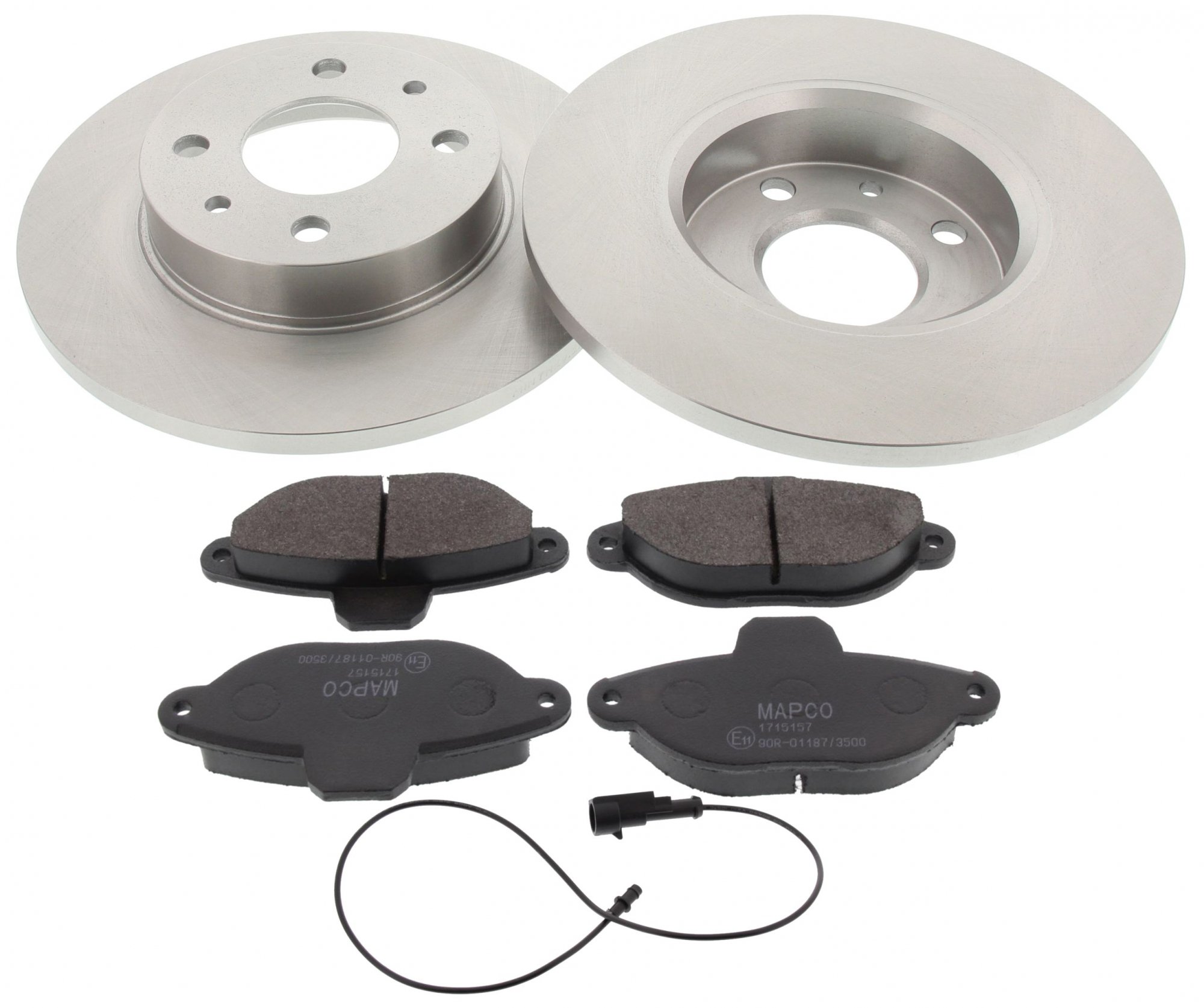 Mapco 47011 - Kit Freno, Freno A Disco - 4