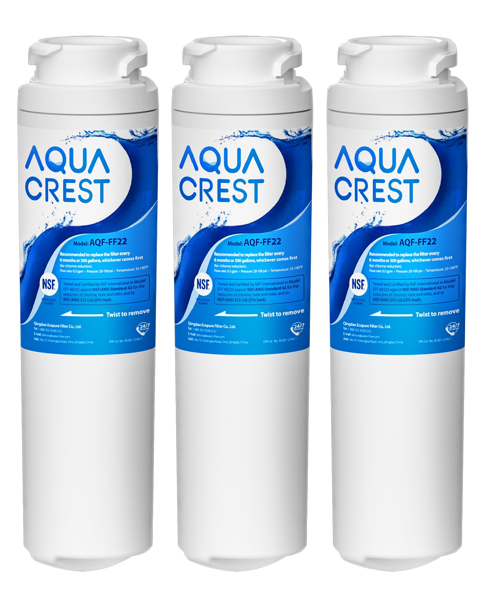 Amazon.com: AQUA CREST MSWF Refrigerator Water Filter, Replacement