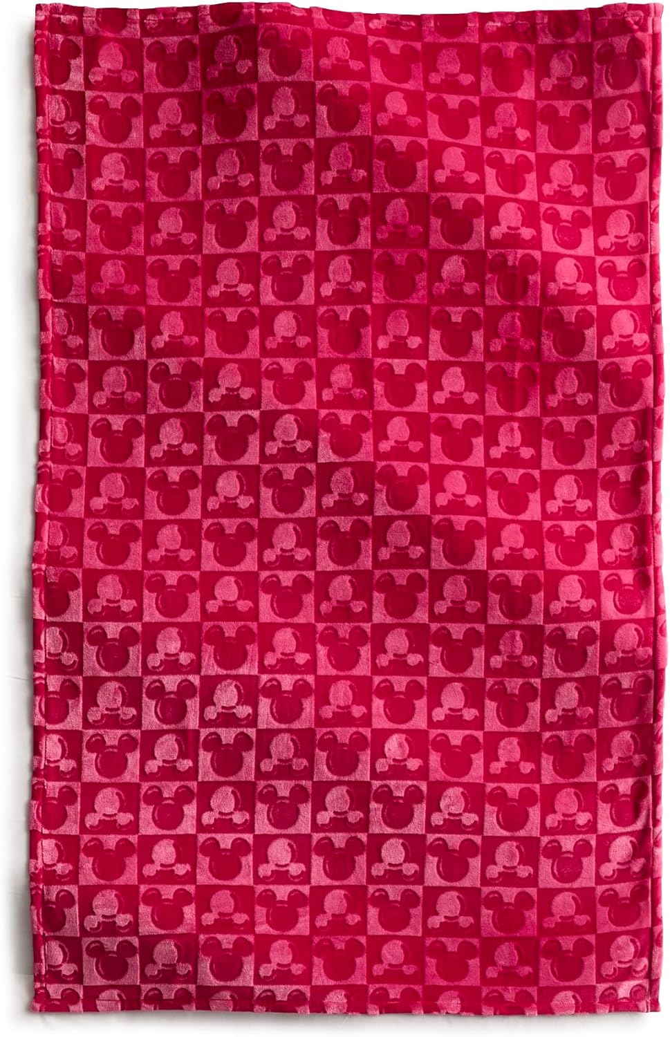 Vera Bradley Women's Disney Fleece Mickey Mouse Head Throw Blanket, Super Sonic, One Size