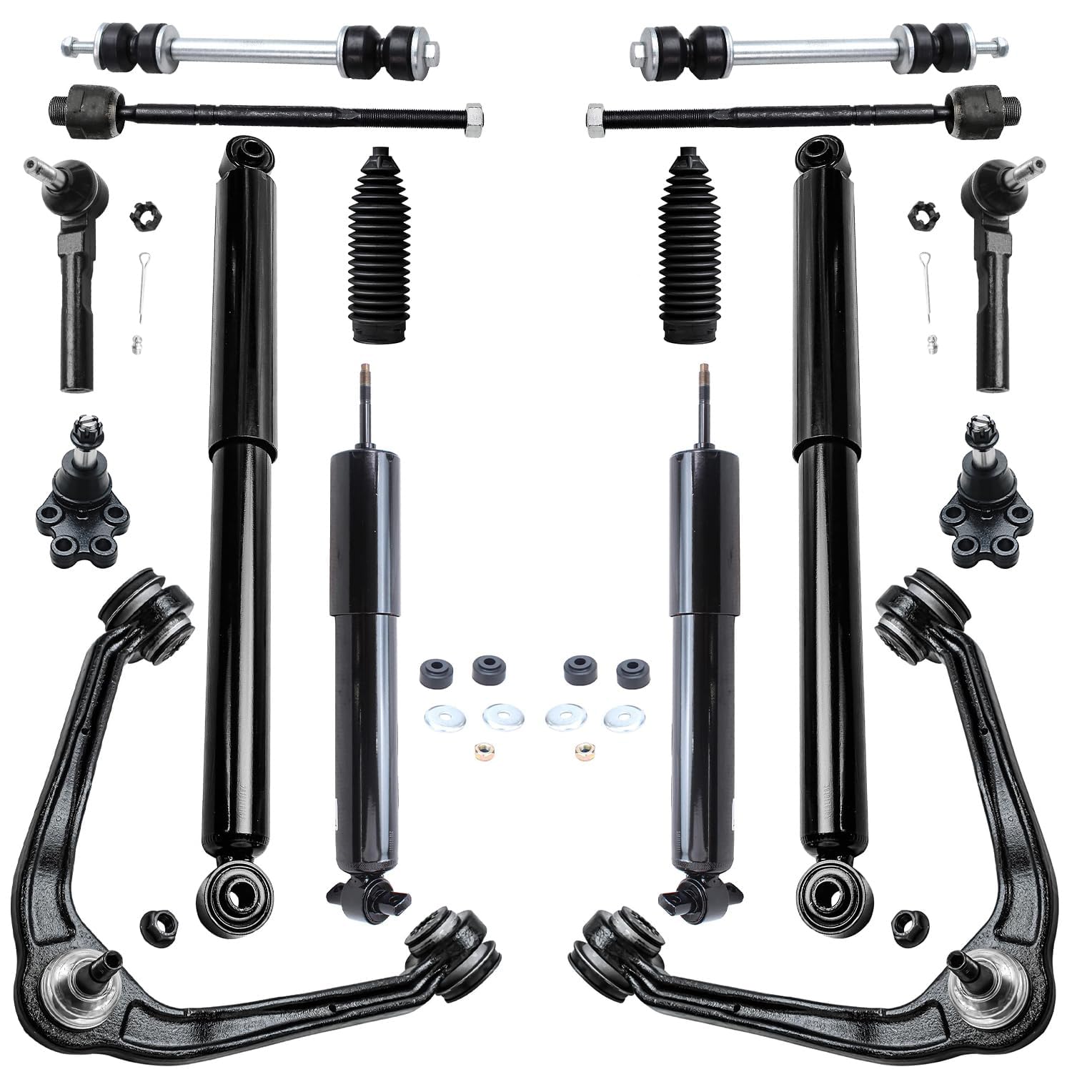 Detroit Axle - RWD 16pc Front End Suspension Kit for 99-06 Silverado 1500