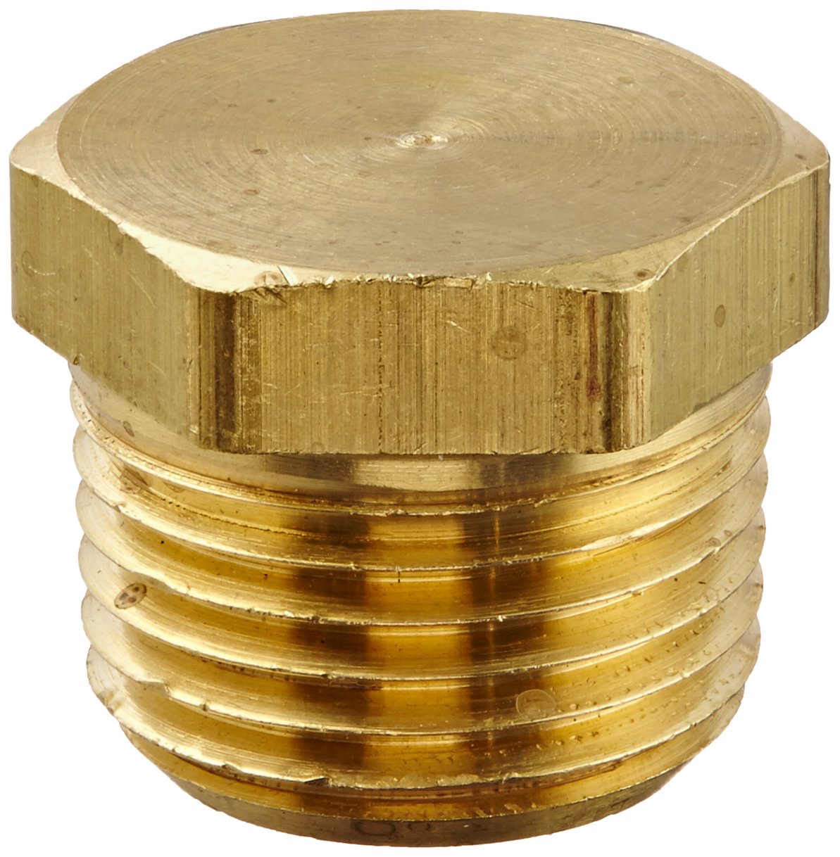 Eaton Weatherhead 3152X8 Brass CA360 Fitting, Hex Head Plug, 1/2