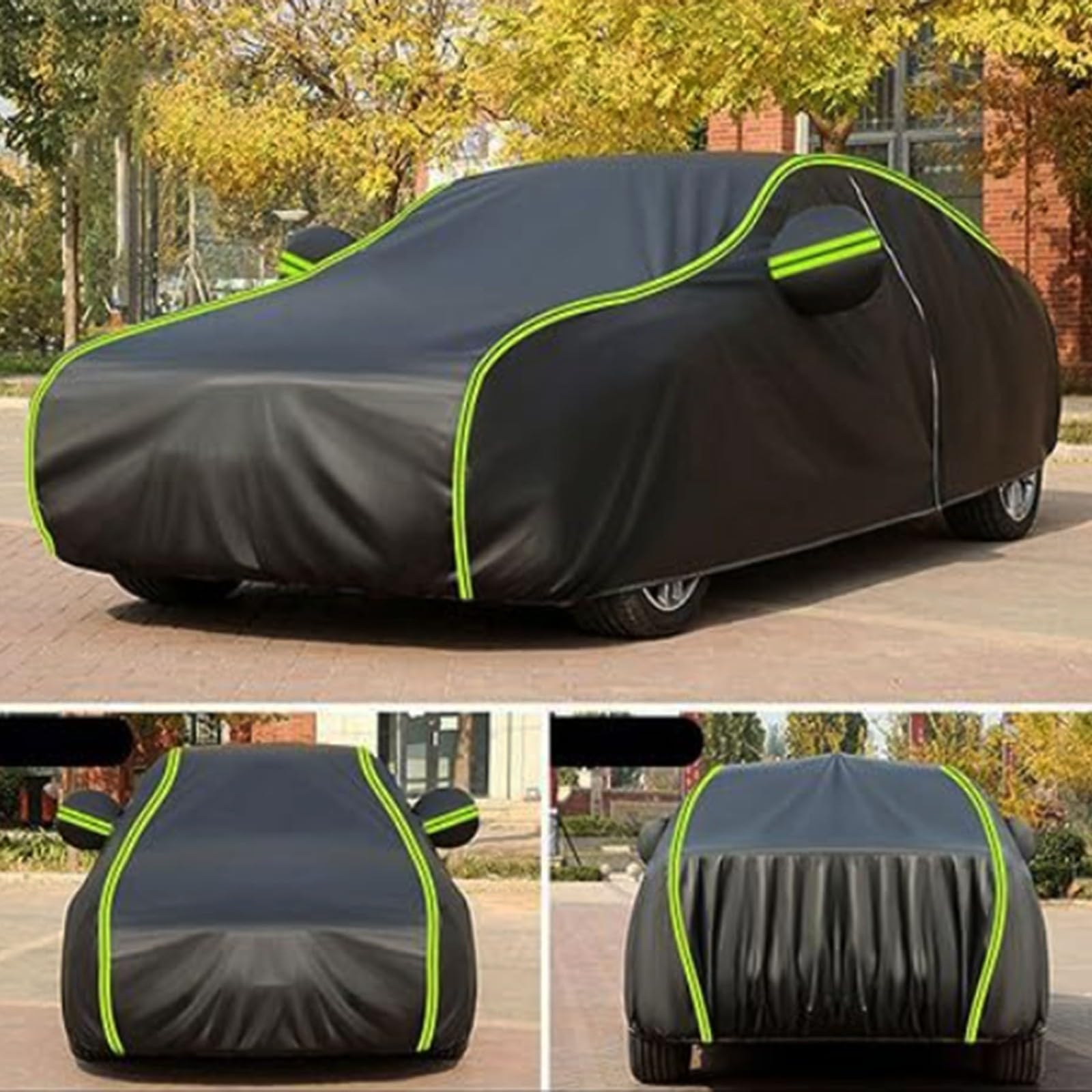 Funda Coche Exterior para BMW X4 (2018),Impermeable Funda para Coche Transpirable con Cremallera en la Puerta,Resistente al Sol,a la Lluvia,con Bolsa Almacenamiento