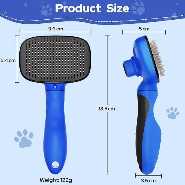 Foto 2 de 8 de Zivacate Cepillo para Perros y Gatos, Limpieza con un Clic