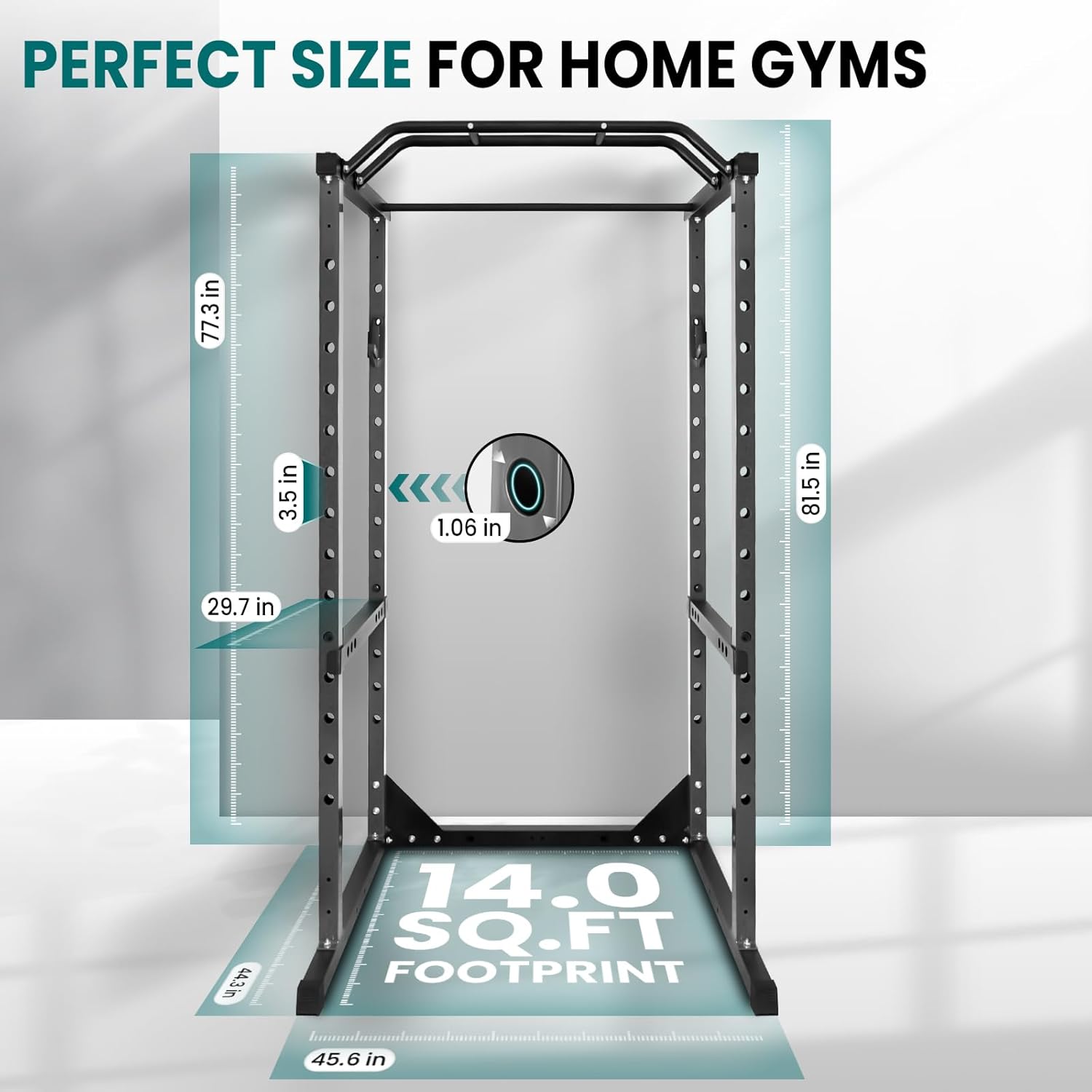CETIVENO CETIVENO Power Cage – Multi-Functional Design with 1200lbs Capacity - Image 6
