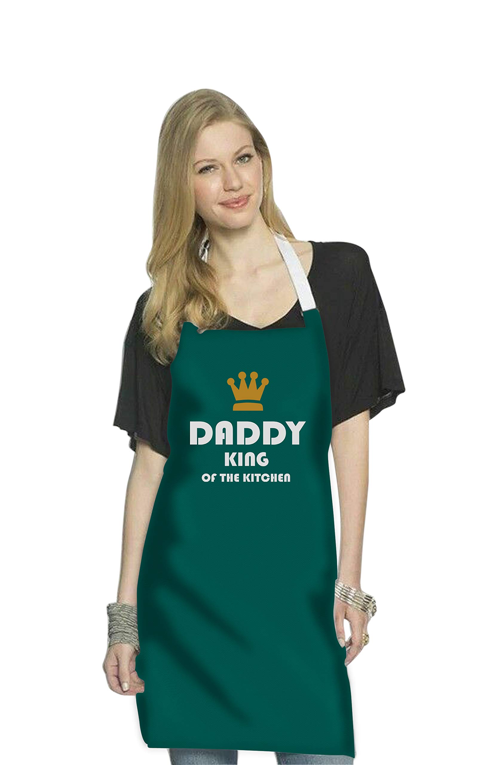 RADANYA Funny Aprons Daddy King of The Kitchen Cooking Kitchen Aprons for Men
