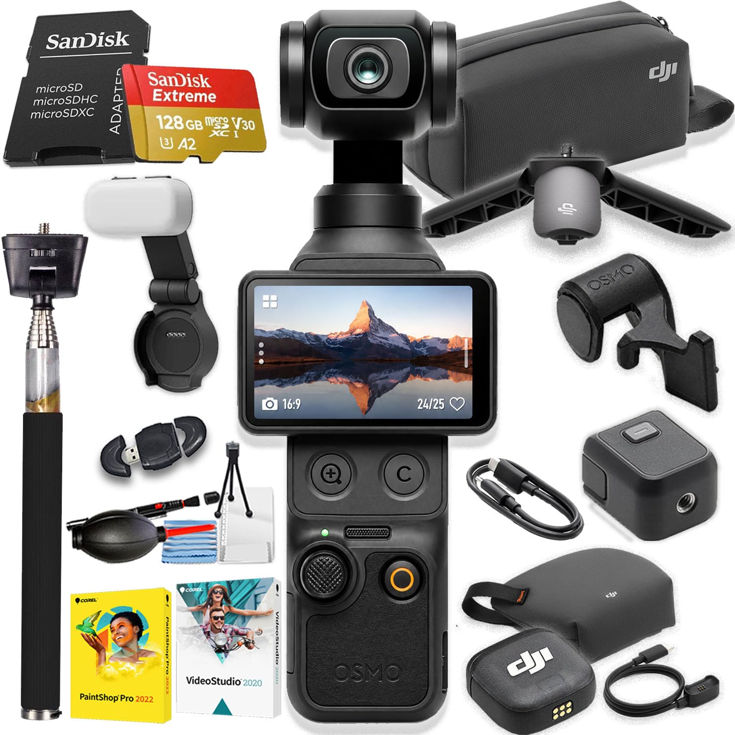 Amazon.com : DJI Osmo Pocket 4 Creator Combo, Vlogging Cameras, 4K