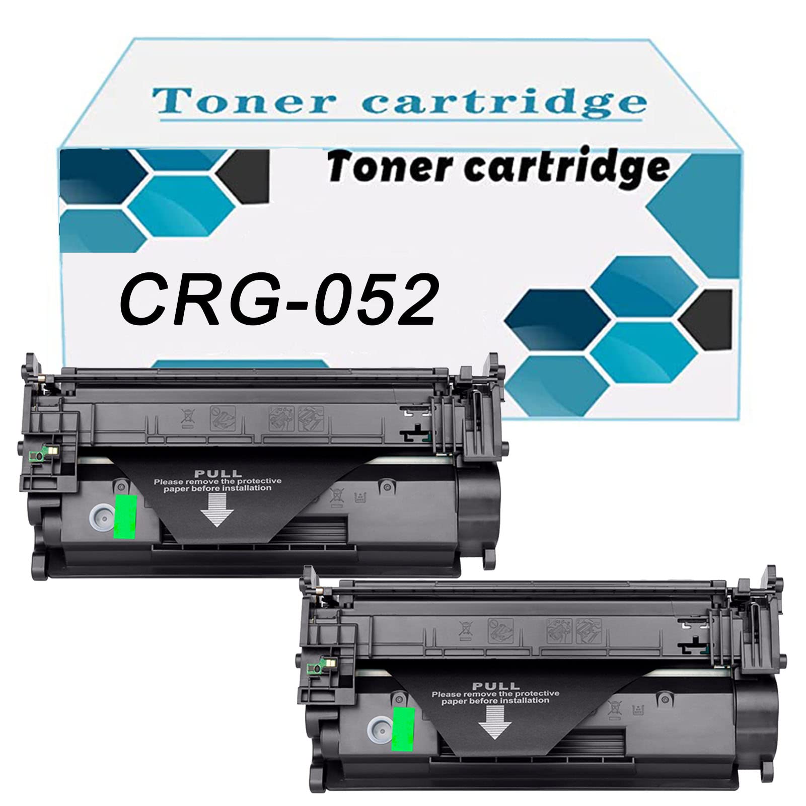 FNBA Toner Cartridge Compatible for Canon CRG-052 Printer Compatibility for LBP211DN LBP213DN LBP214DW Imageclass MF423DW MF426DW 2 Black