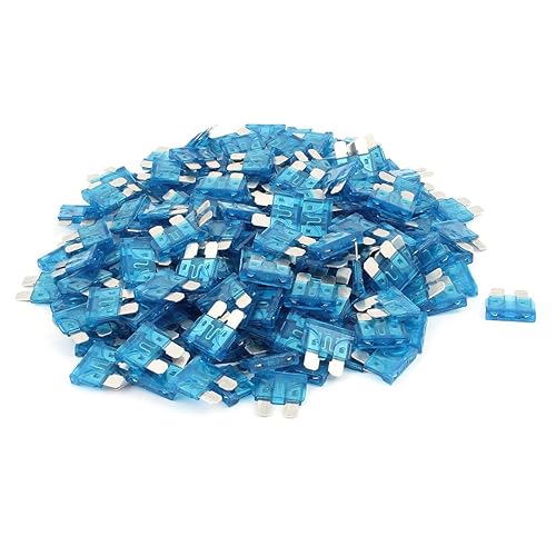 Auto Car Truck Caravan Boat ATC ATO Mini Blade Fuses 15A 200pcs Blue