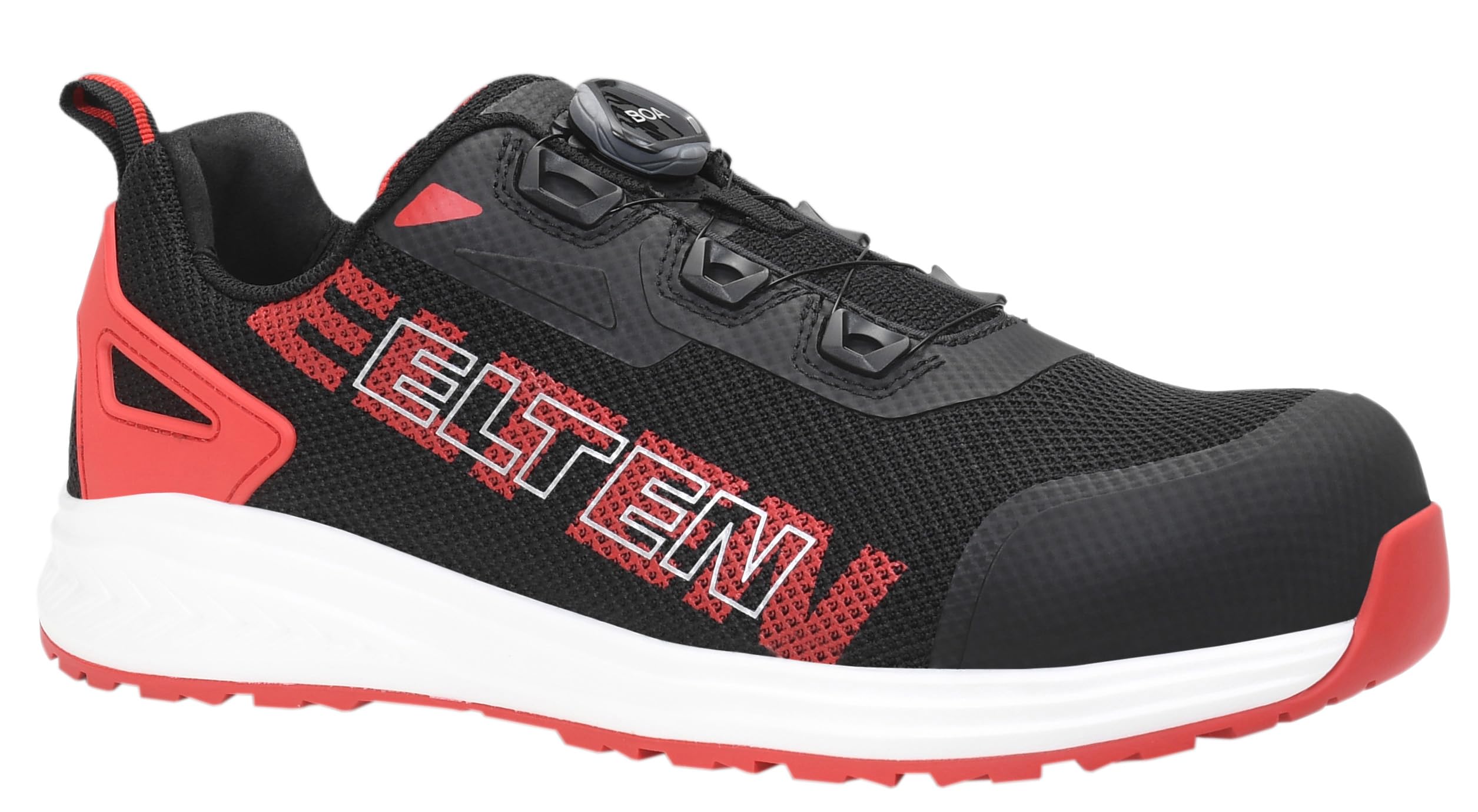 ELTEN BATIS BOA Black-red Low ESD S1PL