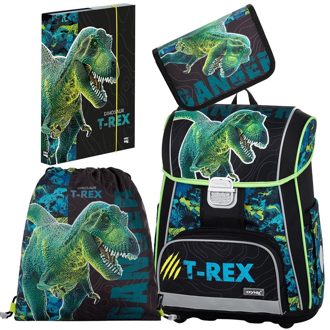 OXY BAG PREMIUM Schulset 4 set | Ergonomische Schulrucksack