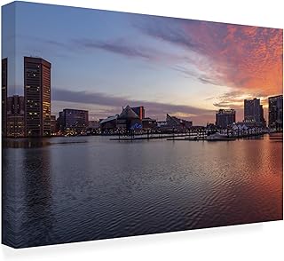 Wrapped Canvas Wall Art - Jeff Poe Photography 'Baltimore 25' Wall Art for Living Room, Bedroom, or Office Décor - 12x19