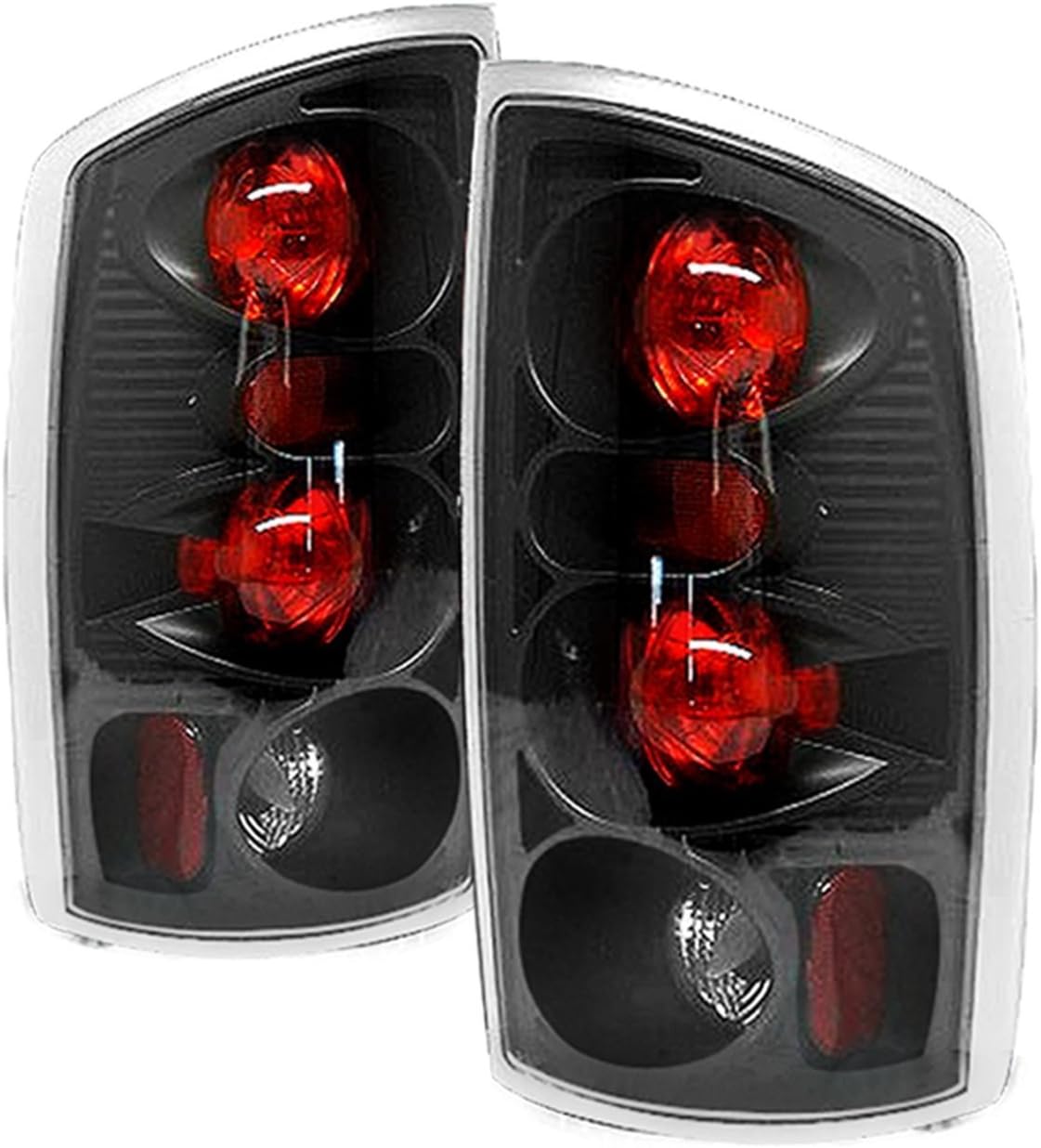 Spyder Auto 5078100 Dodge Ram 02-06 1500 / Ram 2500/3500 03-06 Euro Style Tail Lights - Black Smoke