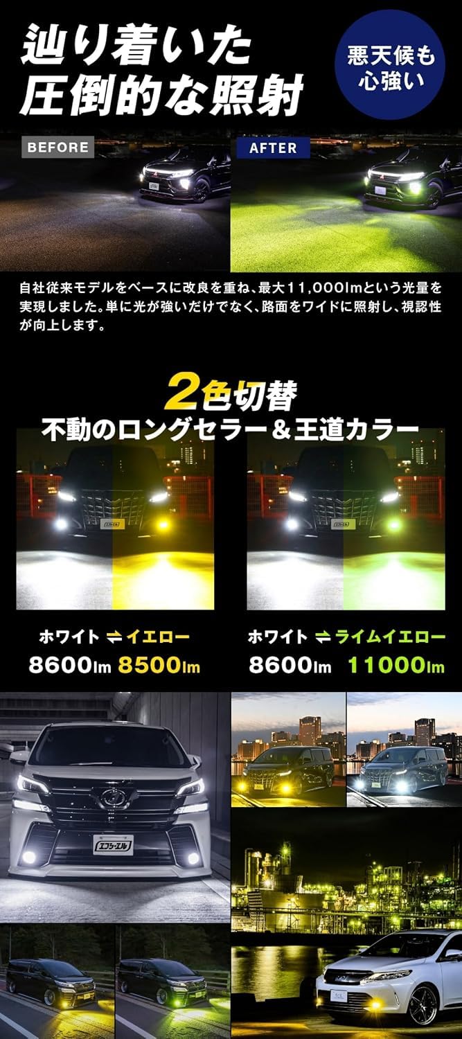 Amazon | fcl.(エフシーエル) デリカd5 フォグランプユニット 2色