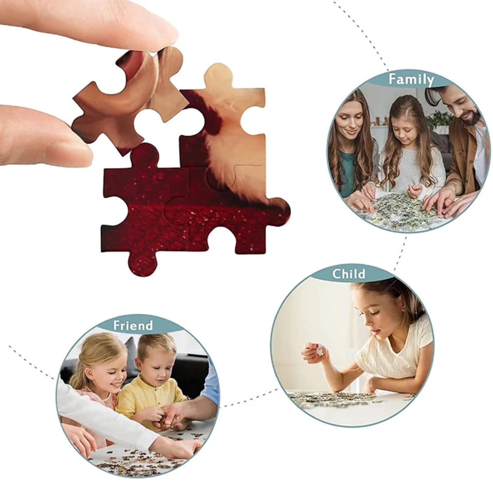 Personalisiertes Fotopuzzle: 300, 500, 1000 Oder 1500 Teile - Das Besondere Geschenk Für Jeden Anlass