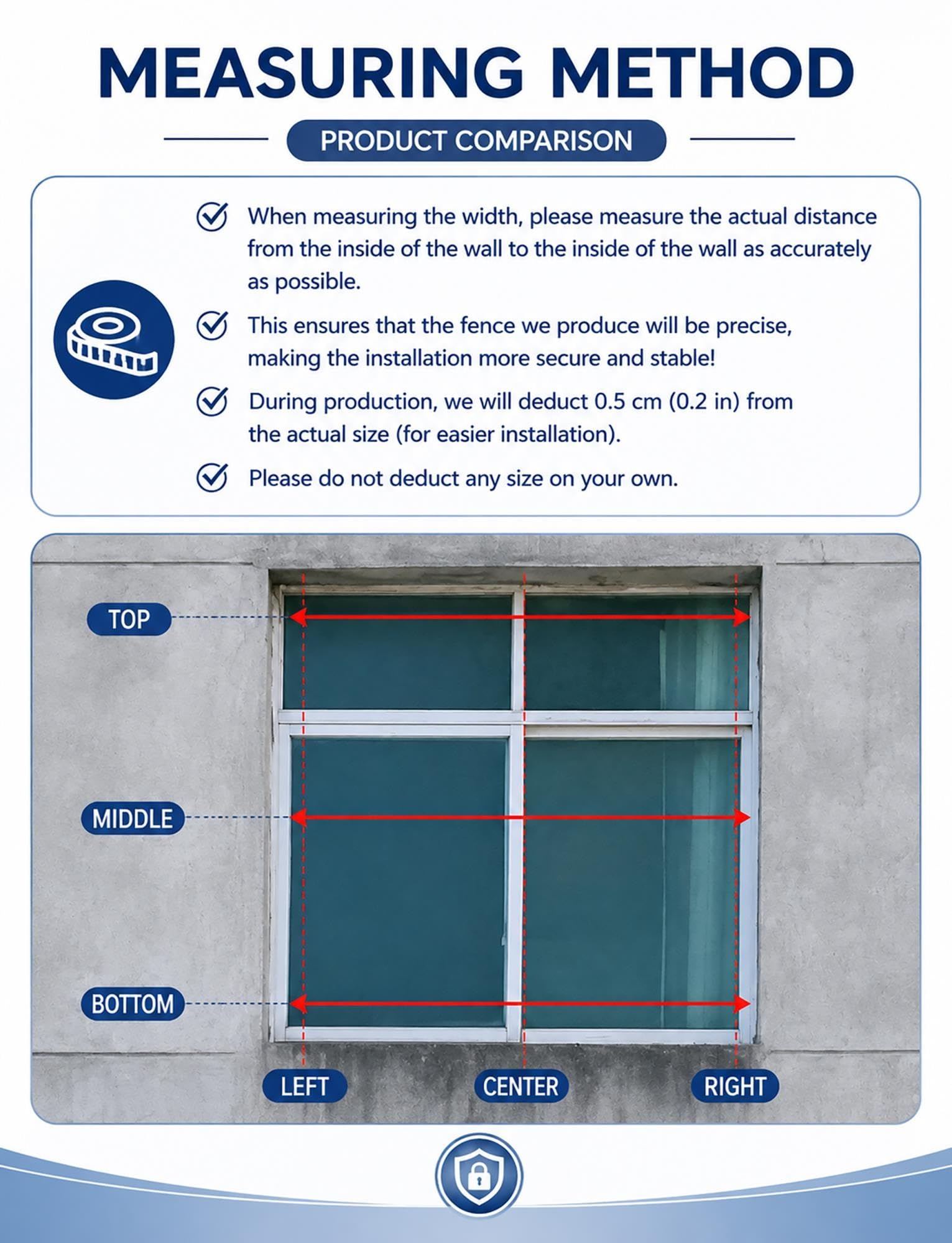 Barre sécurité fenêtre inox 201, grille anti-vol pour fenêtres et balcons