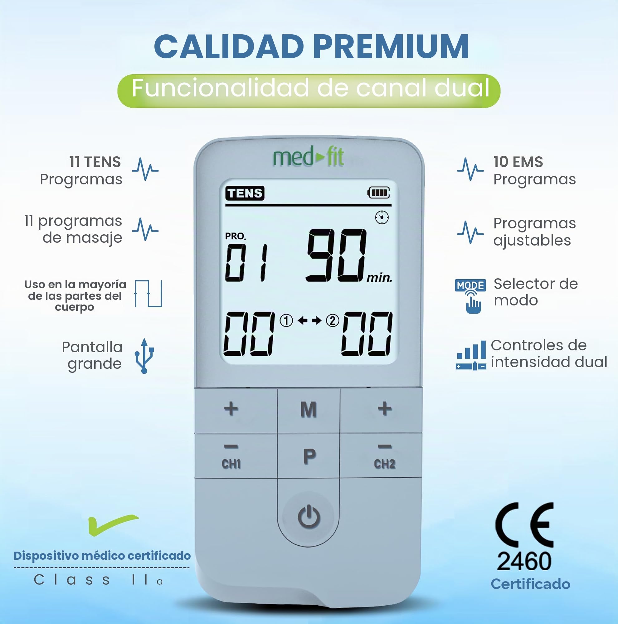 Med-Fit Maxi-Stim High Value Electronic sports Muscle Stimulator and Muscle Toning Machine by Medfit