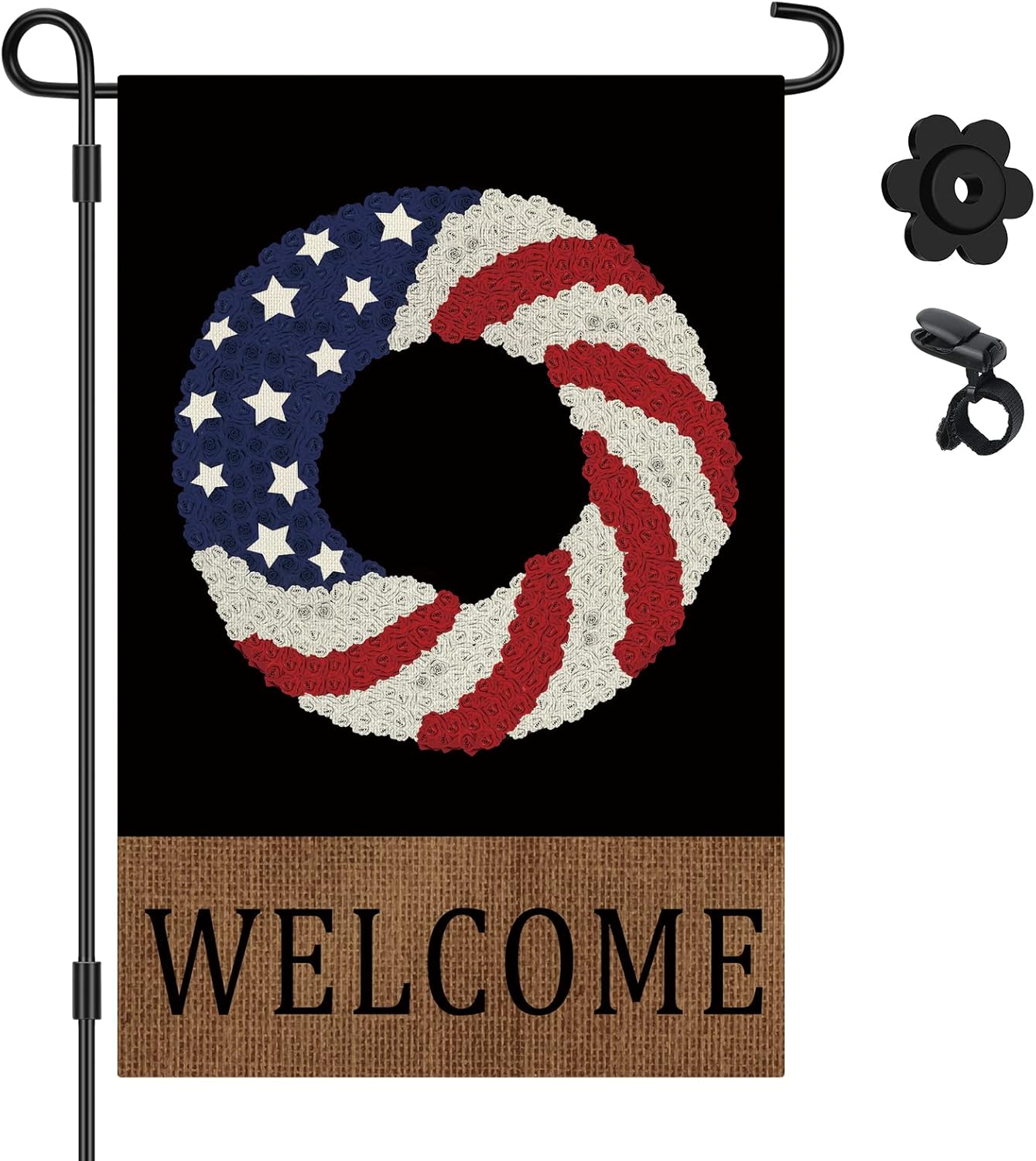 4th of July Decorations Outdoor, 4th of July Garden Flag